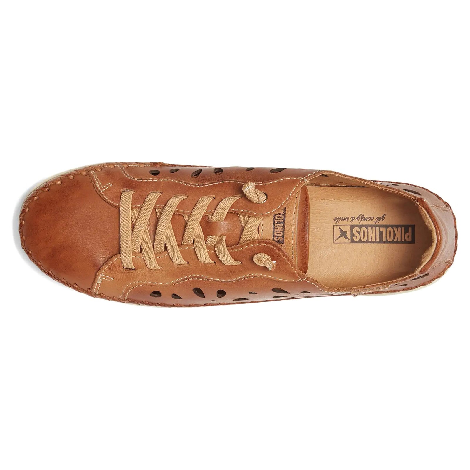 Pikolinos Soller W8B Leather Womens Shoes#color_brandy