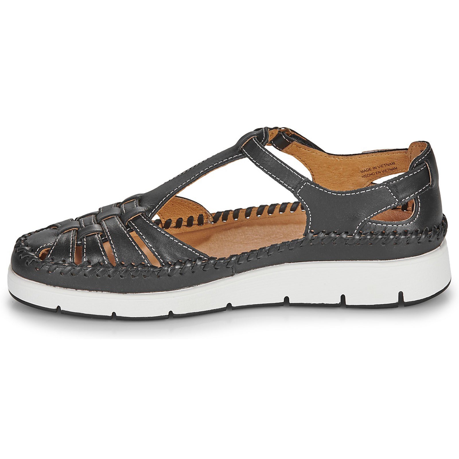 Pikolinos Tenerife W8D-0855 Leather Womens Sandals#color_black