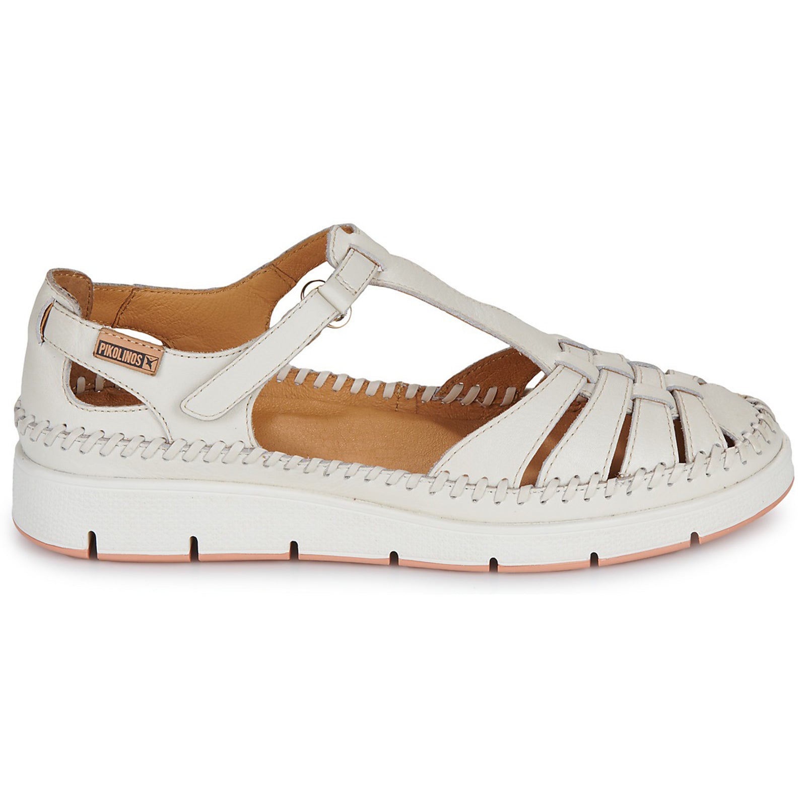 Pikolinos Tenerife W8D-0855 Leather Womens Sandals#color_nata