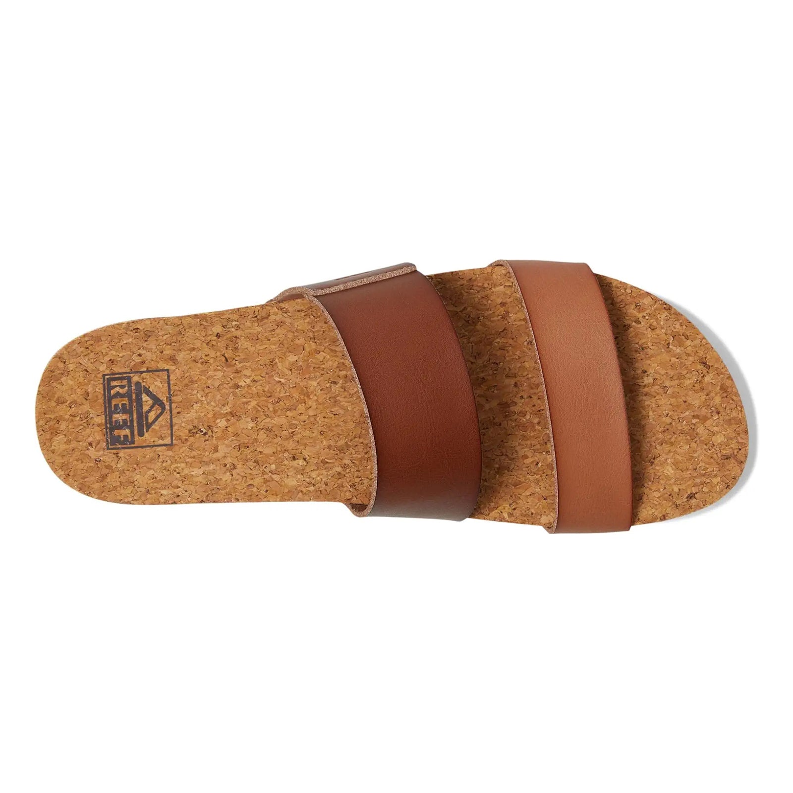 Reef Cushion Vista Vegan Leather Womens Sandals#color_espresso duo