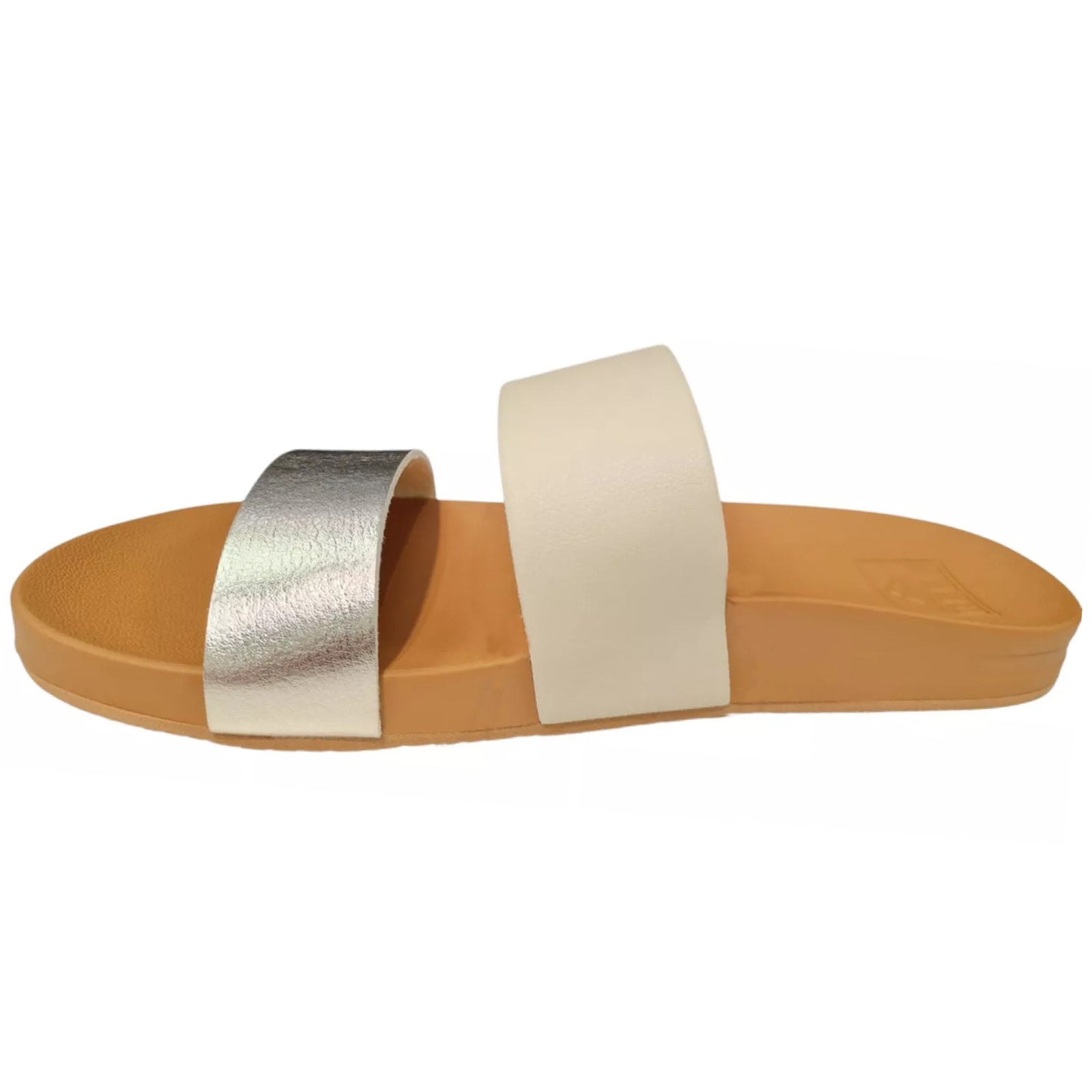 Reef Cushion Vista Vegan Leather Womens Sandals#color_vintage gold
