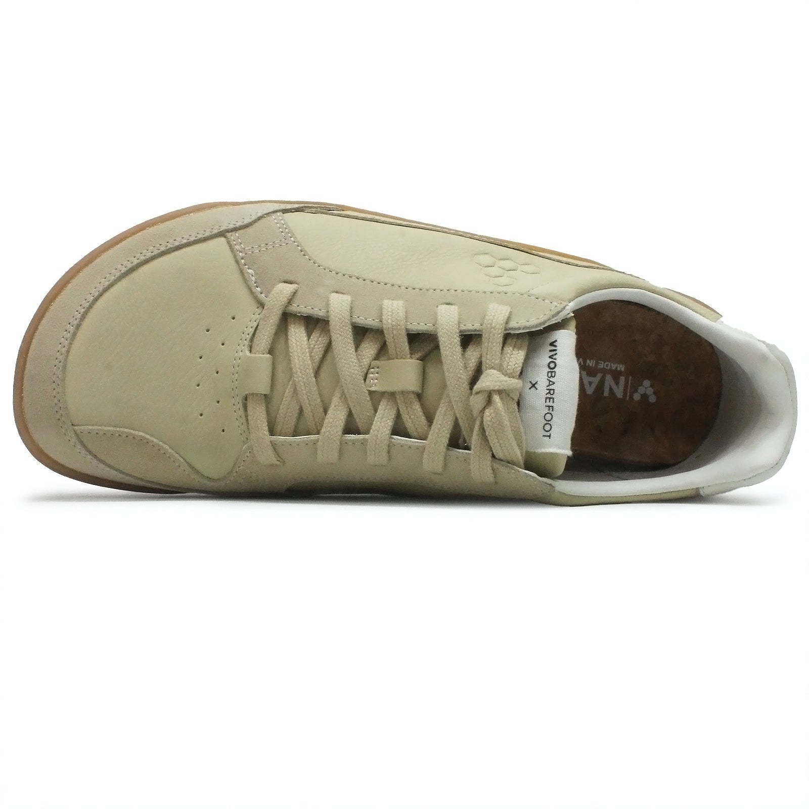 Vivobarefoot Gobi II Leather Mens Trainers#color_desert sand
