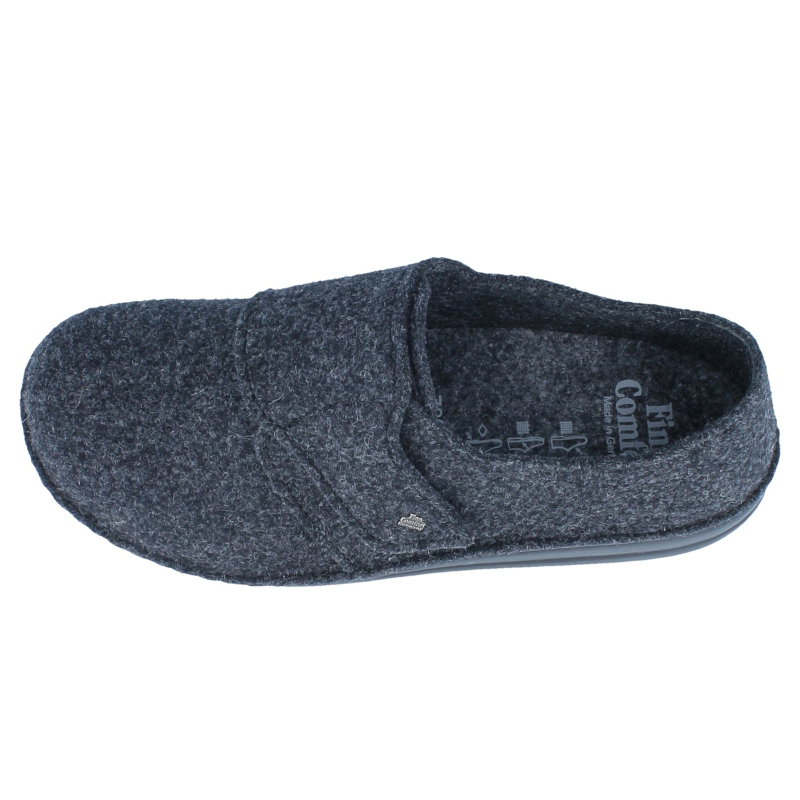 Finn Comfort Filzmoos Textile Mens Shoes#color_anthracite