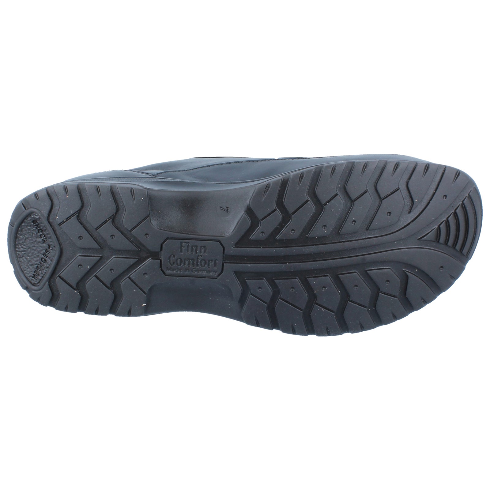 Finn Comfort Hannover Leather Mens Shoes#color_black