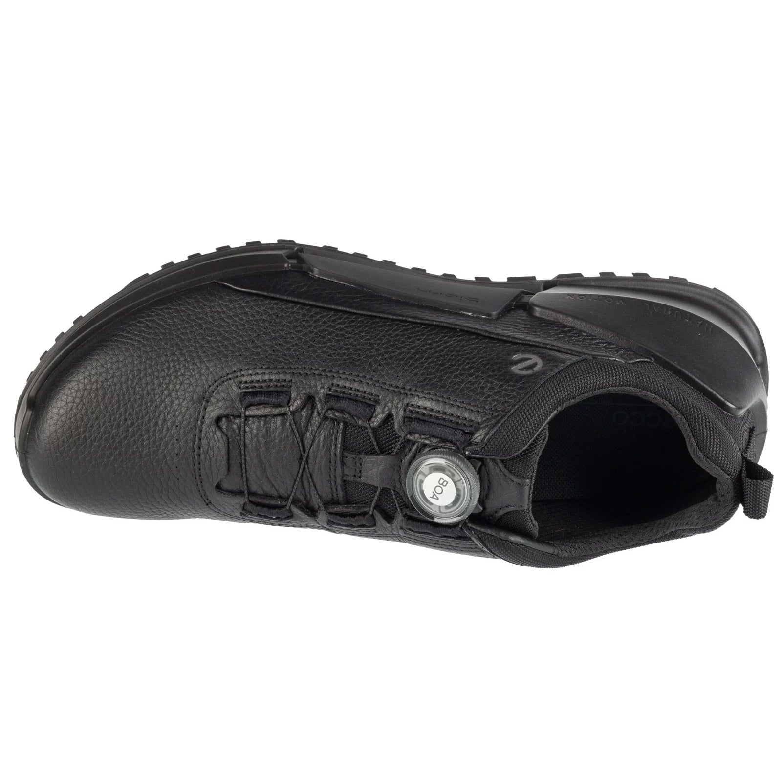 Ecco Biom 2.0 Full Grain Leather Mens Trainers#color_black