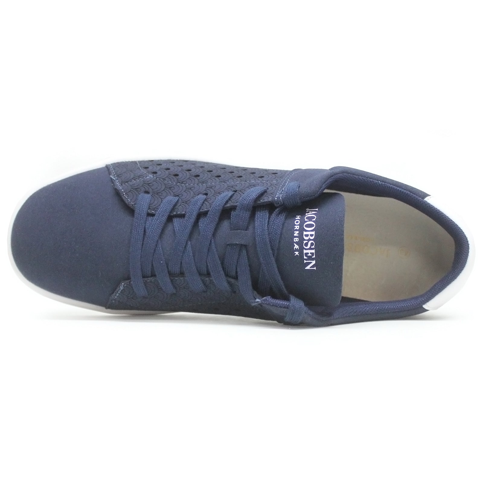 Ilse Jacobsen Tansy 4073 Nylon Polyurethane Mens Trainers#color_dark indigo white