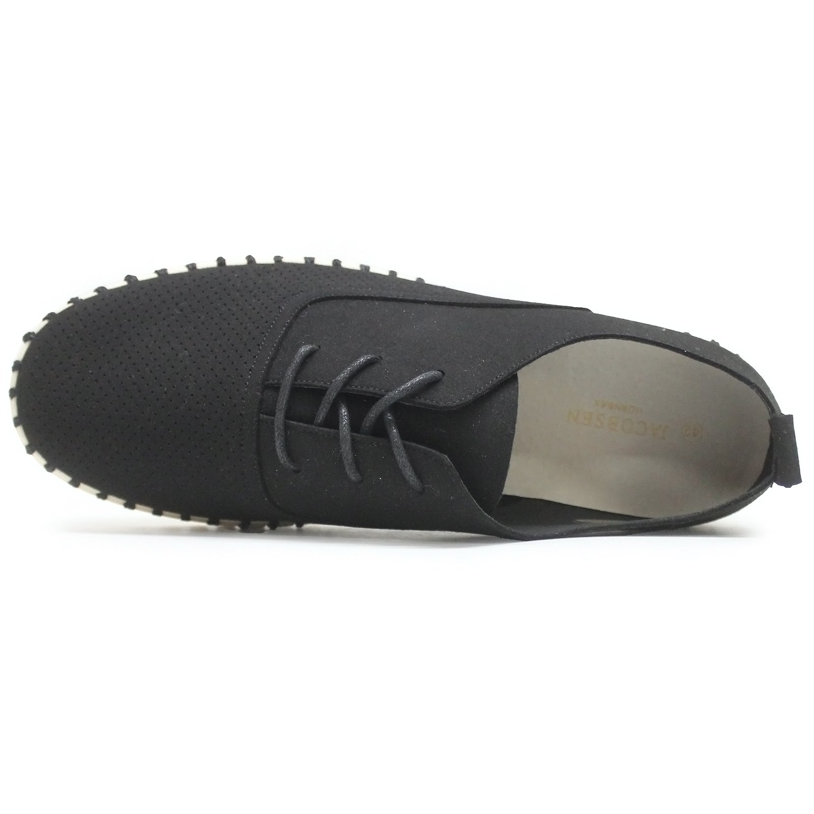Ilse Jacobsen Tulip 145 Nylon Polyurethane Mens Shoes#color_black pearled ivory