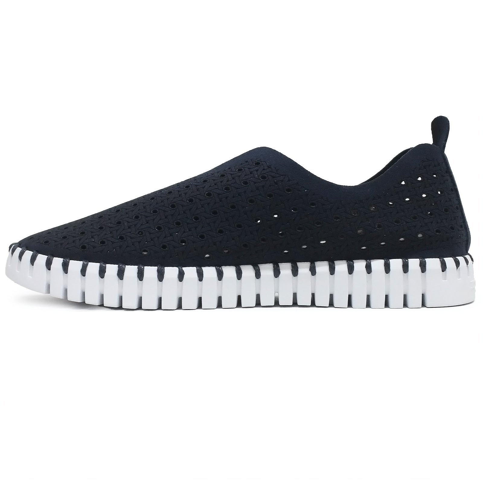Ilse Jacobsen Tulip 4031 Nylon Polyurethane Womens Shoes#color_dark indigo white
