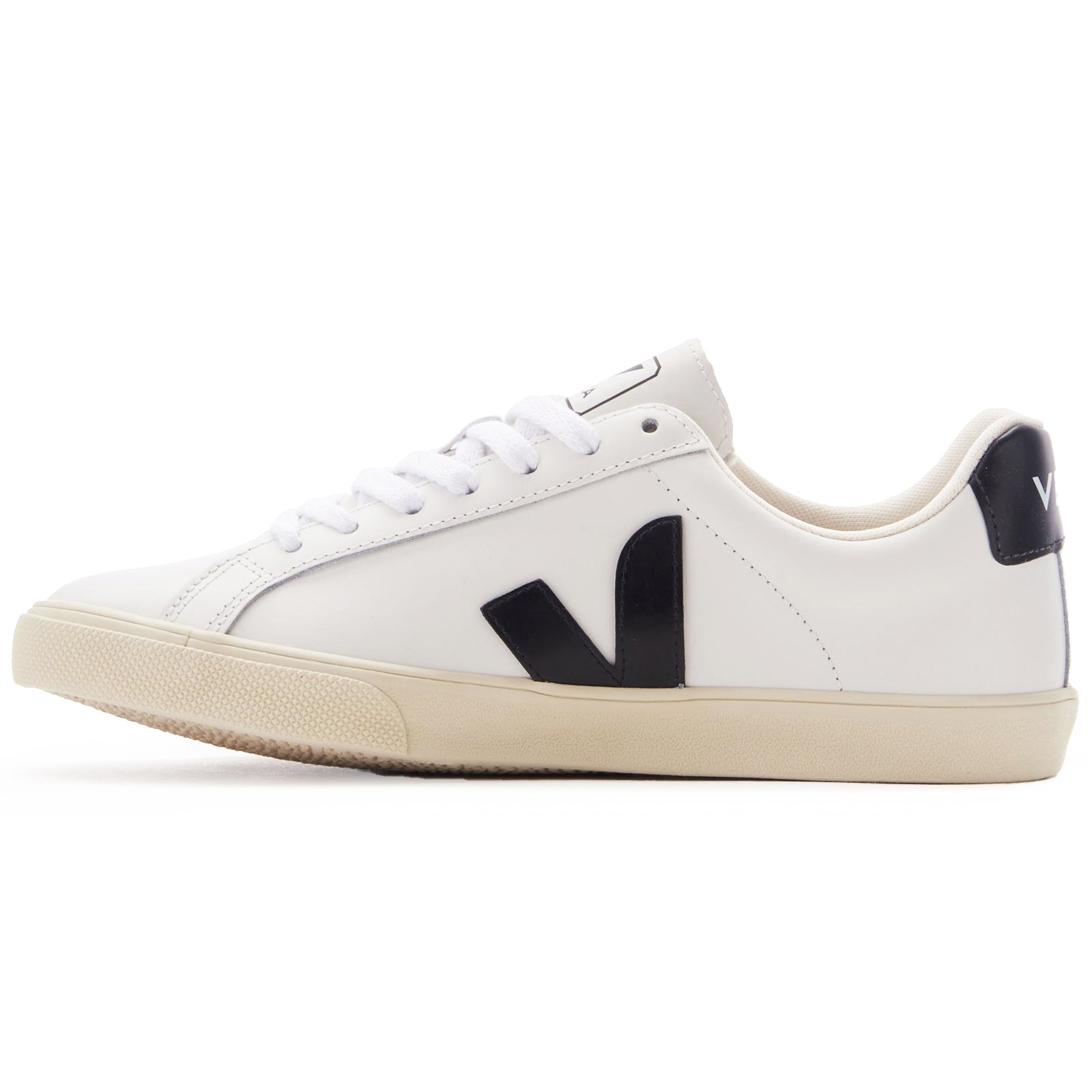 Veja Esplar Leather Mens Trainers#color_white black