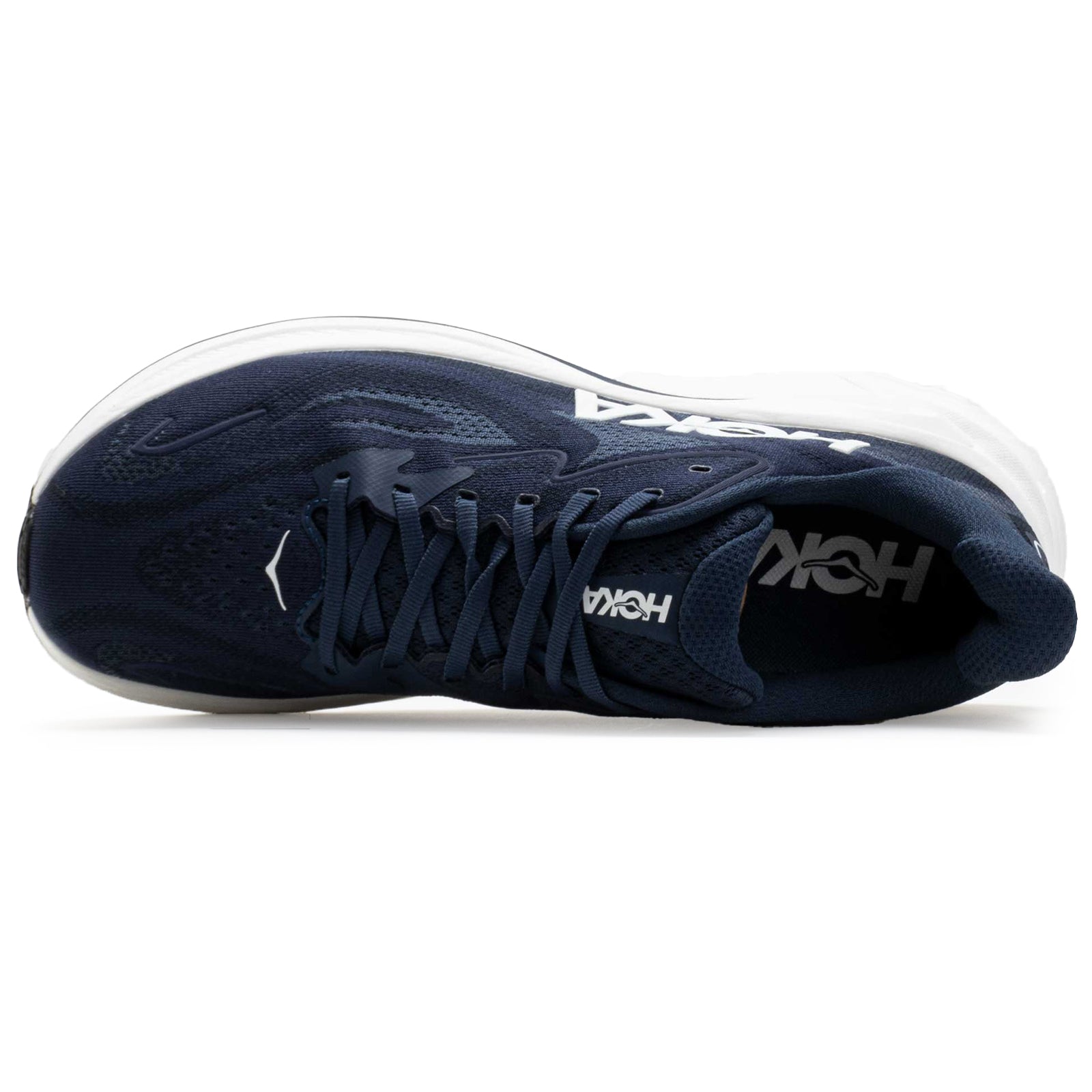 Hoka Clifton 10 Textile Mens Trainers#color_navy white