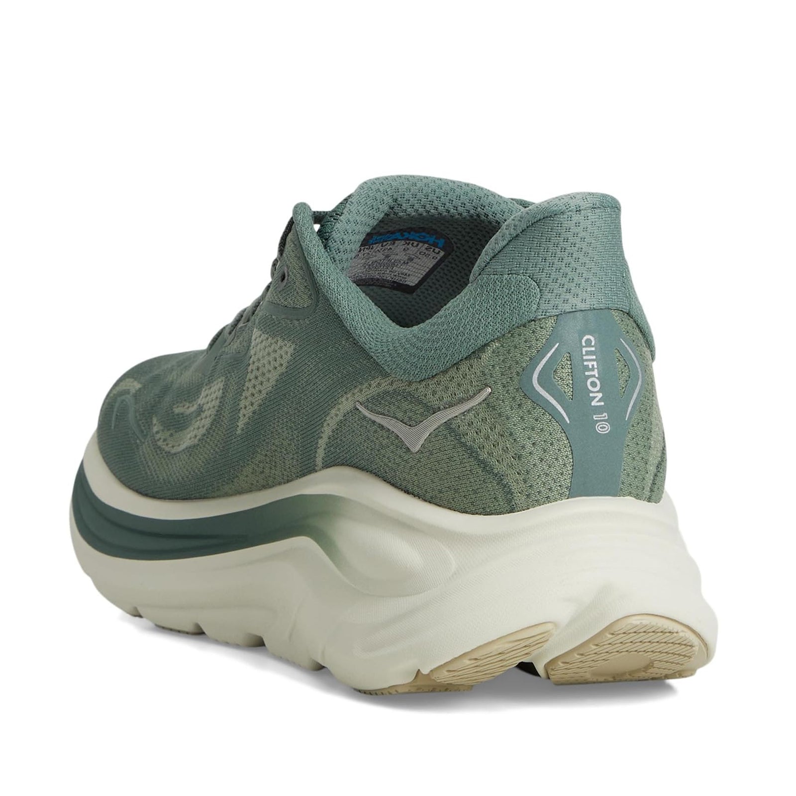 Hoka Clifton 10 Textile Mens Trainers#color_fern truffle salt