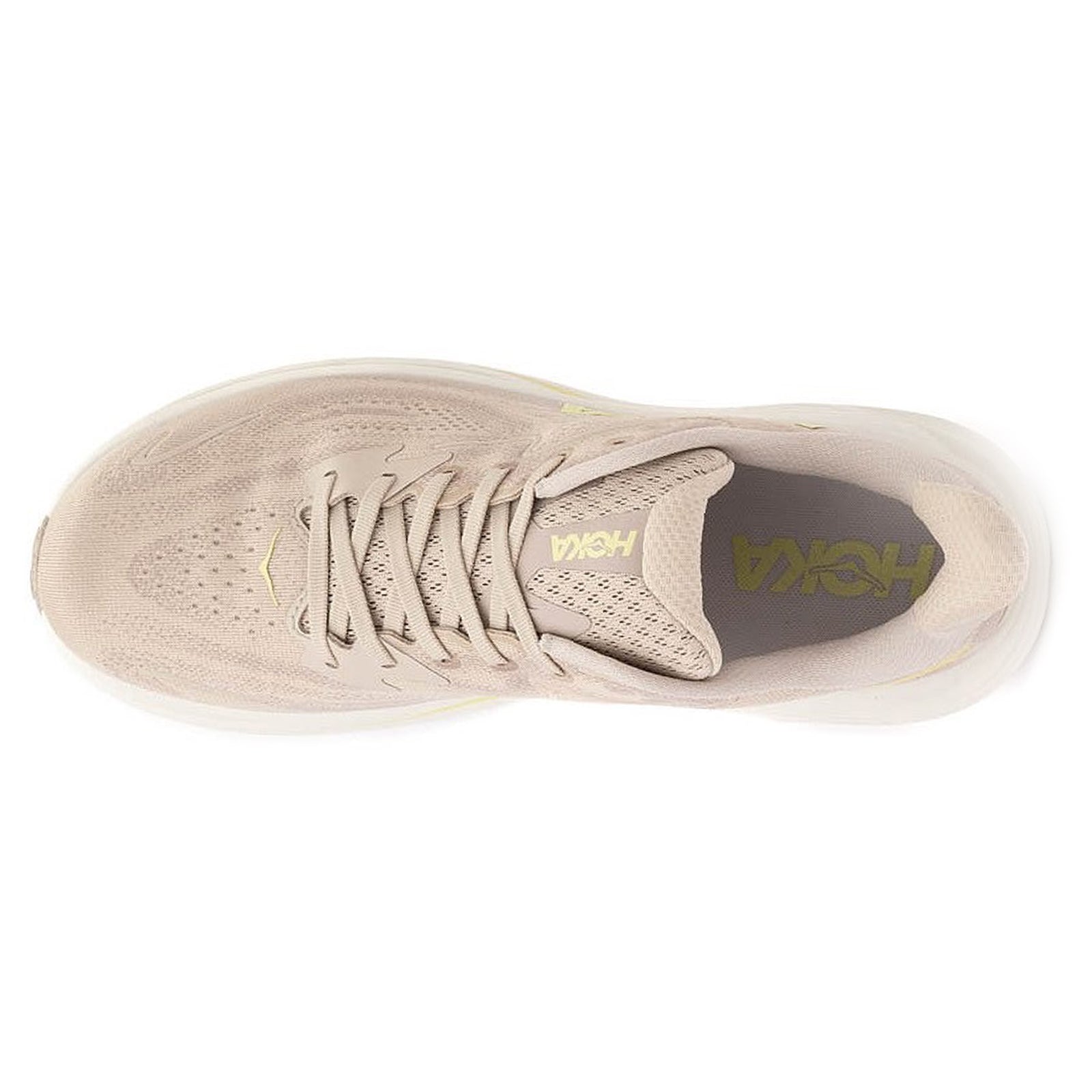 Hoka Clifton 10 Textile Mens Trainers#color_raw linen stone