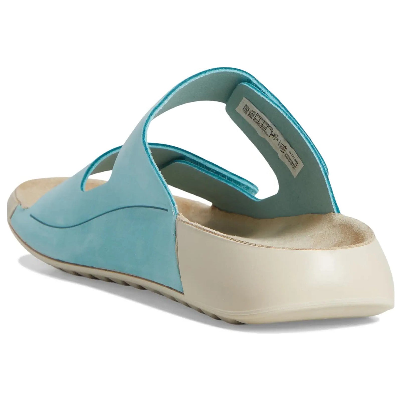 Ecco Cozmo 206823 Leather Womens Sandals#color_aquatic