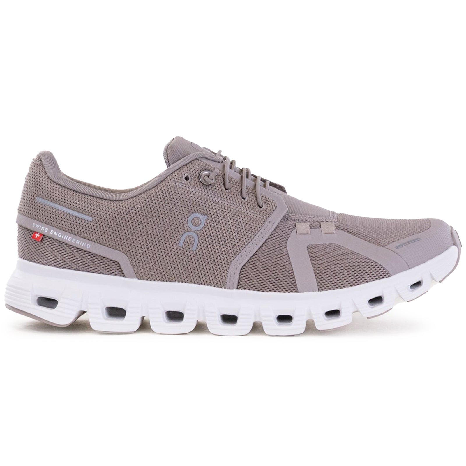 On Cloud 6 Polyester Mens Trainers#color_fog white