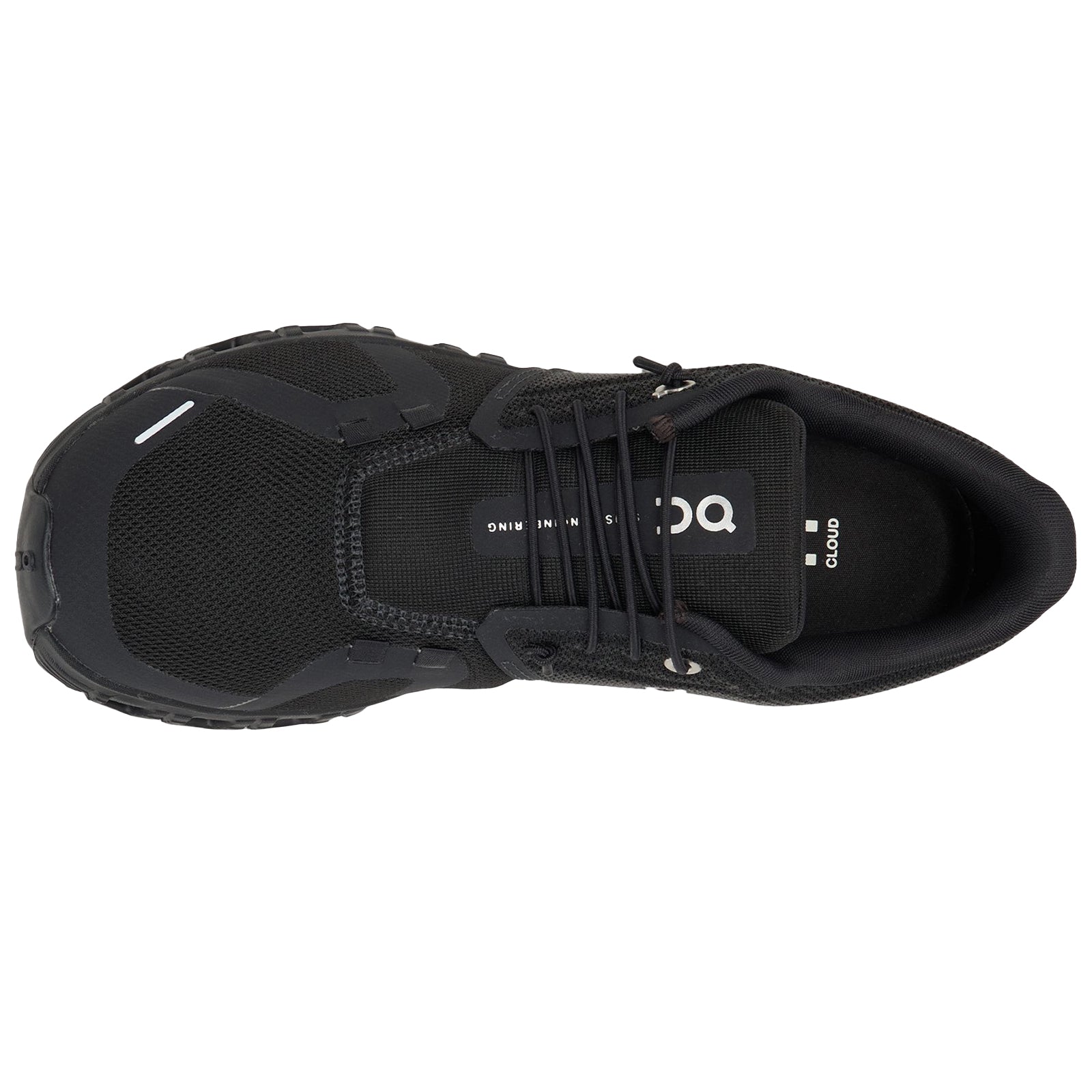 On Cloud 6 Polyester Womens Trainers#color_black black