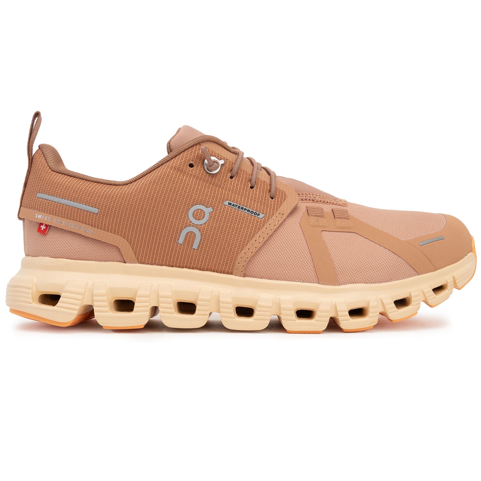 On Cloud 6 WP Polyester Womens Trainers#color_sandstone blonde