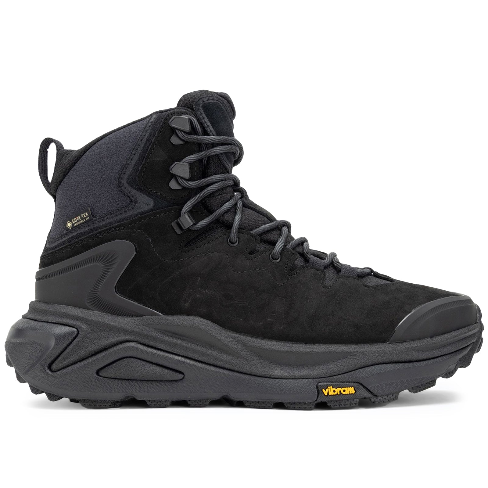 Hoka Kaha 3 GTX Nubuck Leather Mens Boots#color_black black