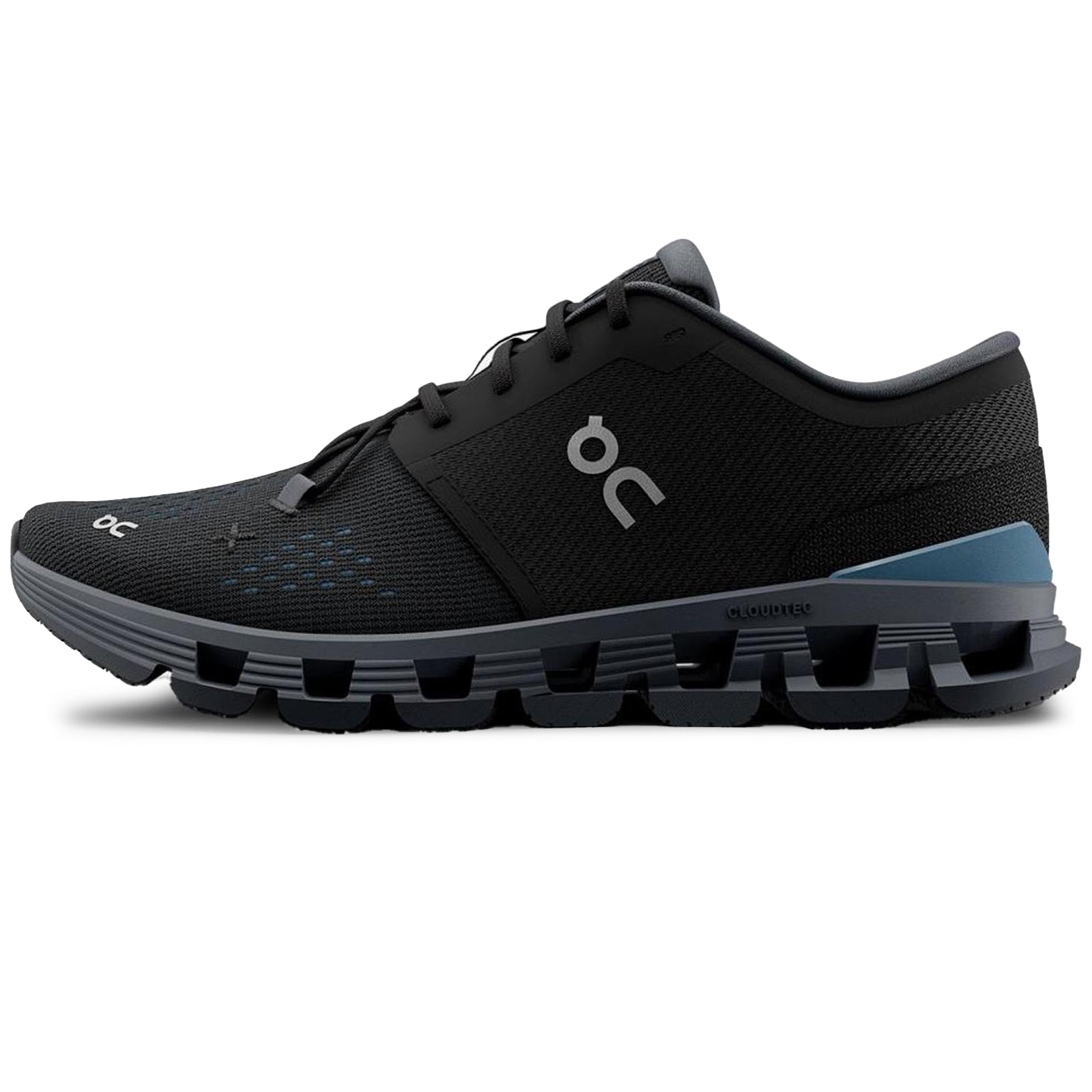 On Cloud X 4 Polyester Mens Trainers#color_black chambray