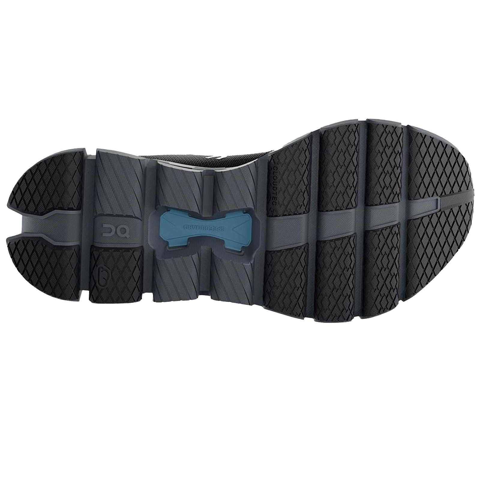 On Cloud X 4 Polyester Mens Trainers#color_black chambray
