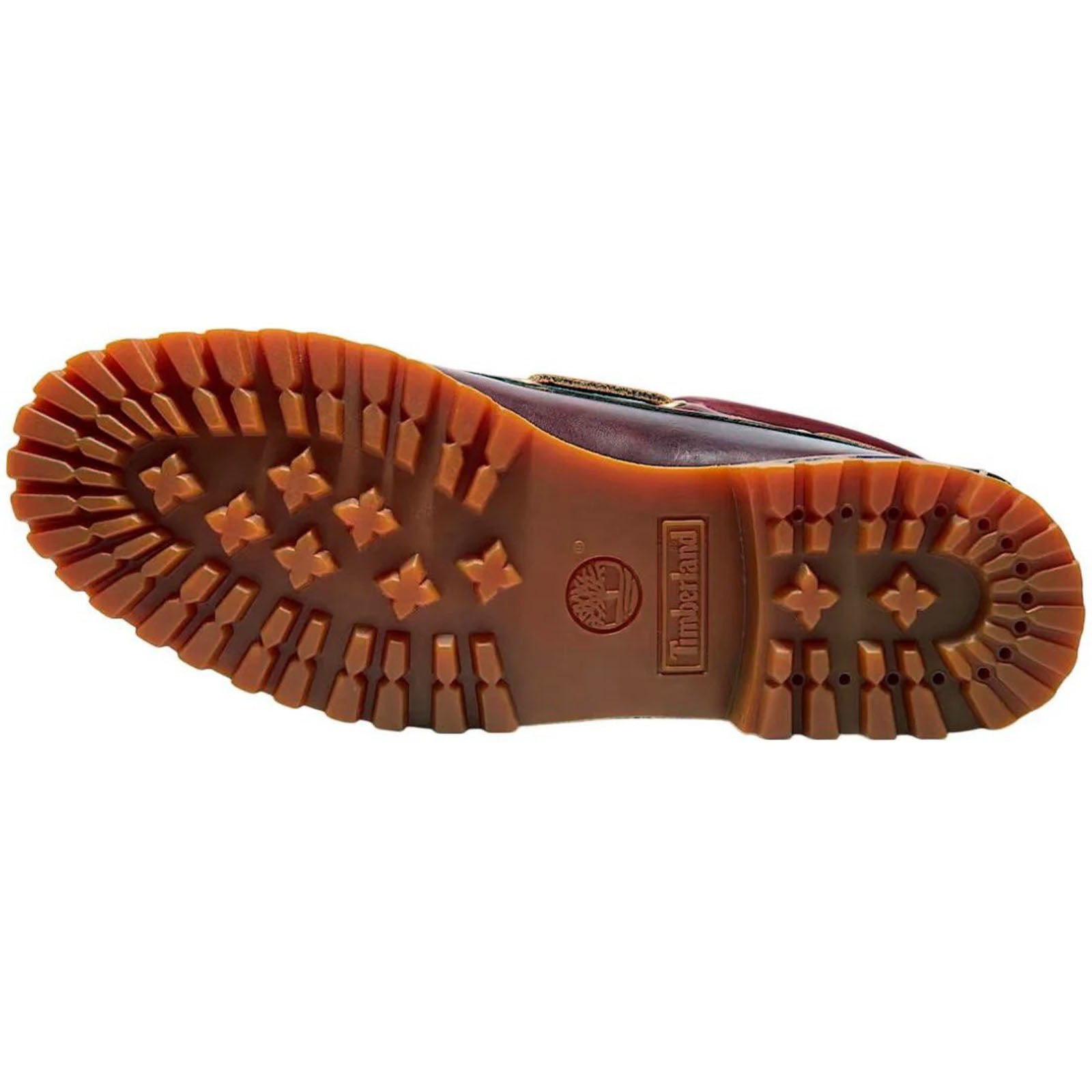 Timberland Authentic Boat Leather Mens Shoes#color_burgundy
