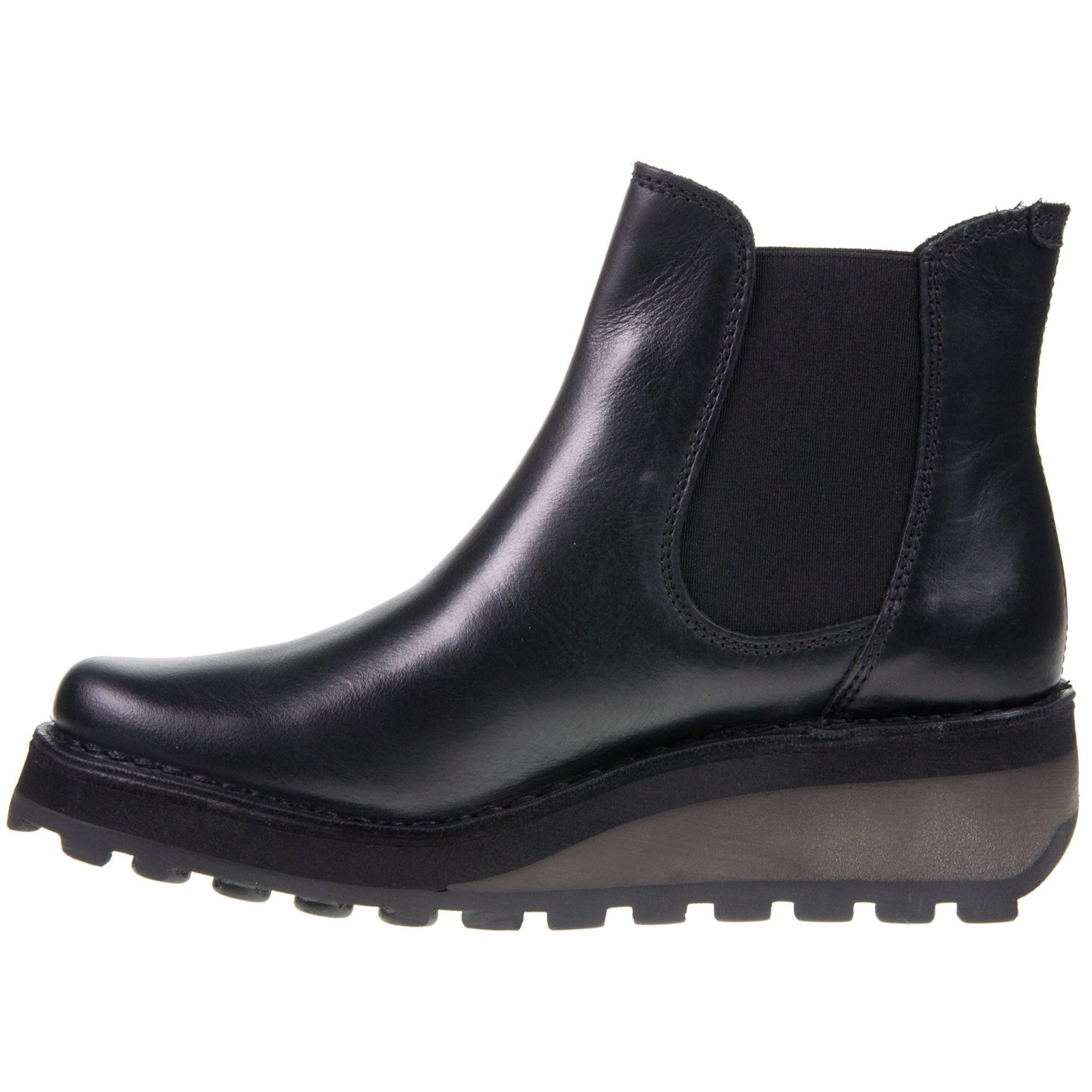 Fly London HUUD148FLY Rug Leather Womens Boots#color_black
