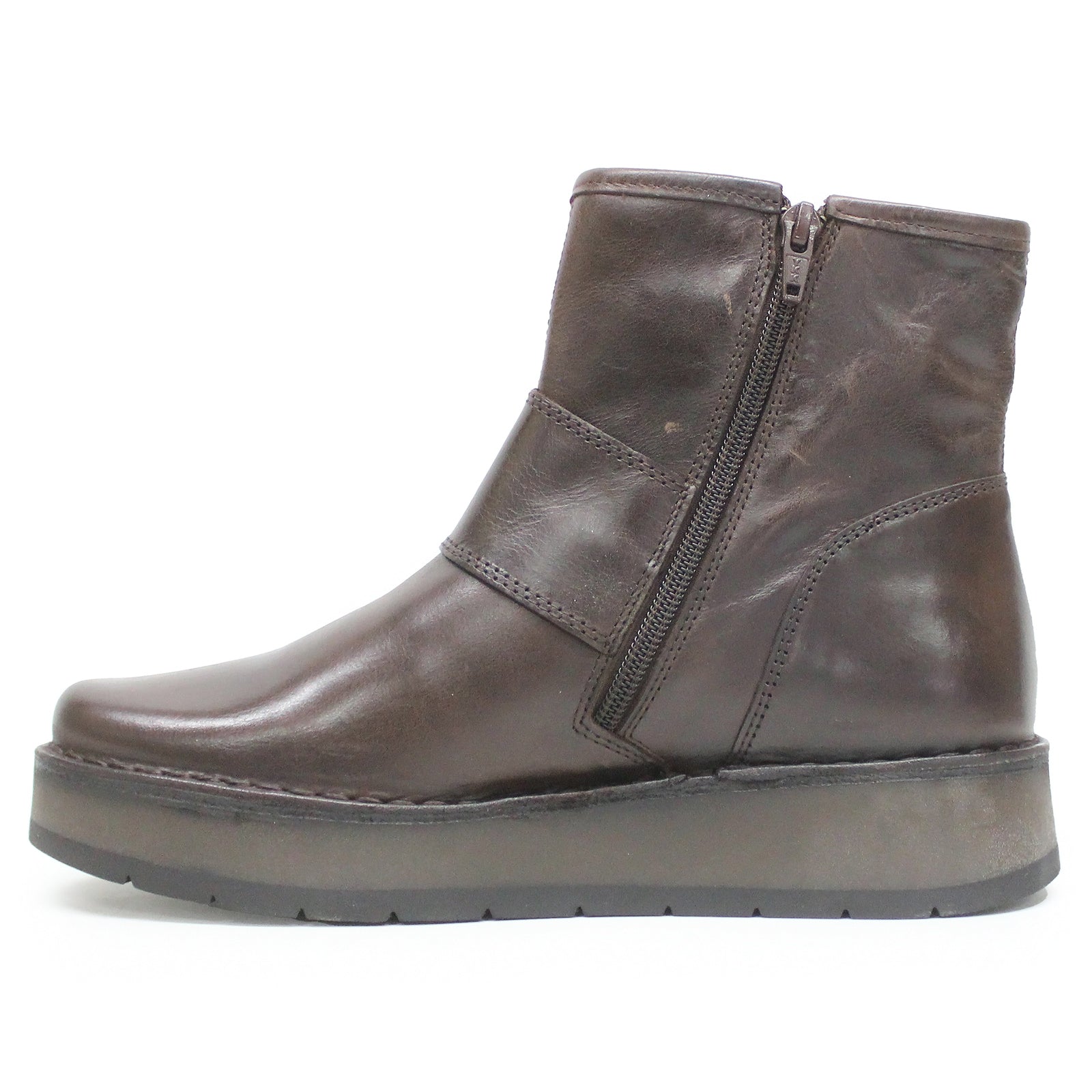 Fly London RADS200FLY Rug Leather Womens Boots#color_dark brown