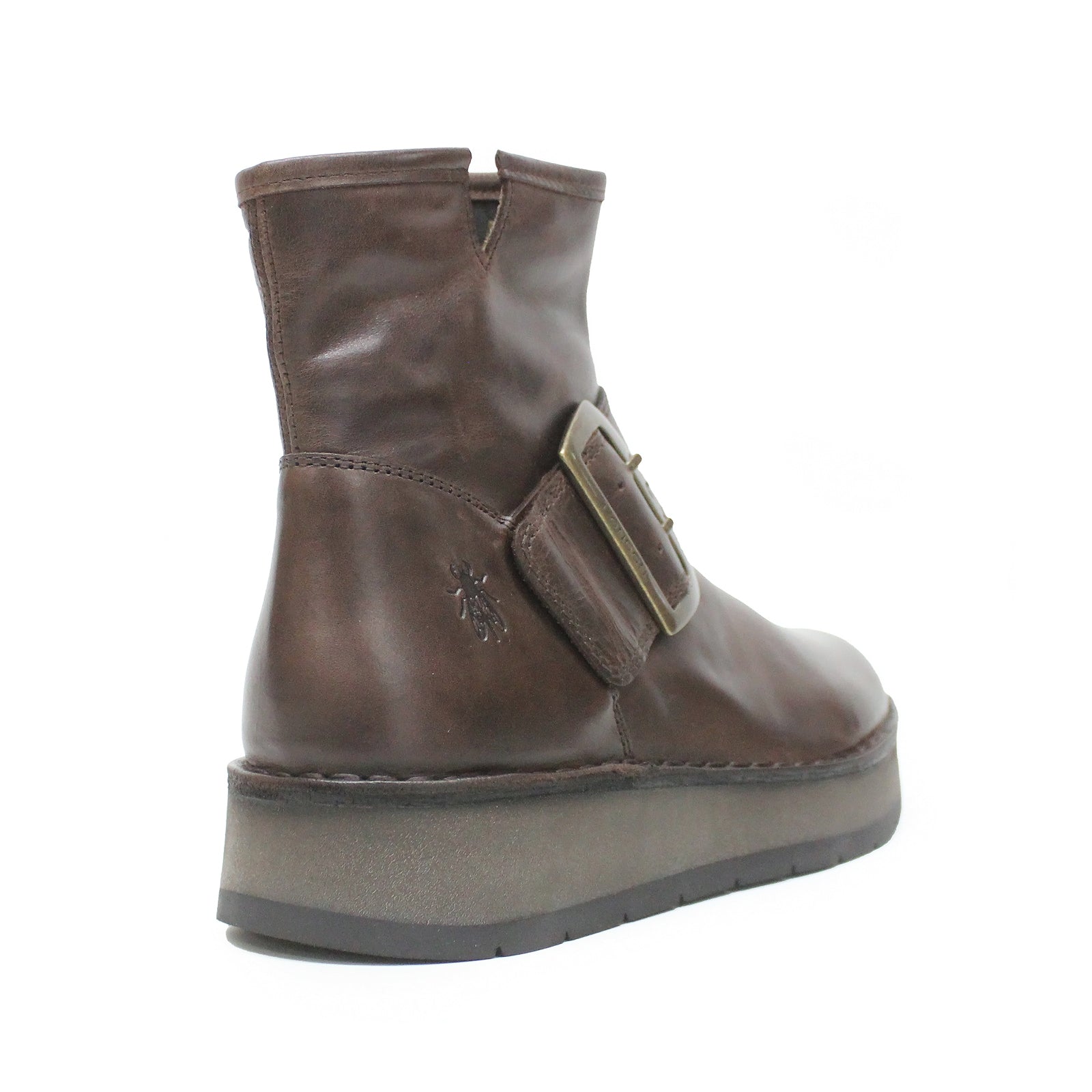 Fly London RADS200FLY Rug Leather Womens Boots#color_dark brown