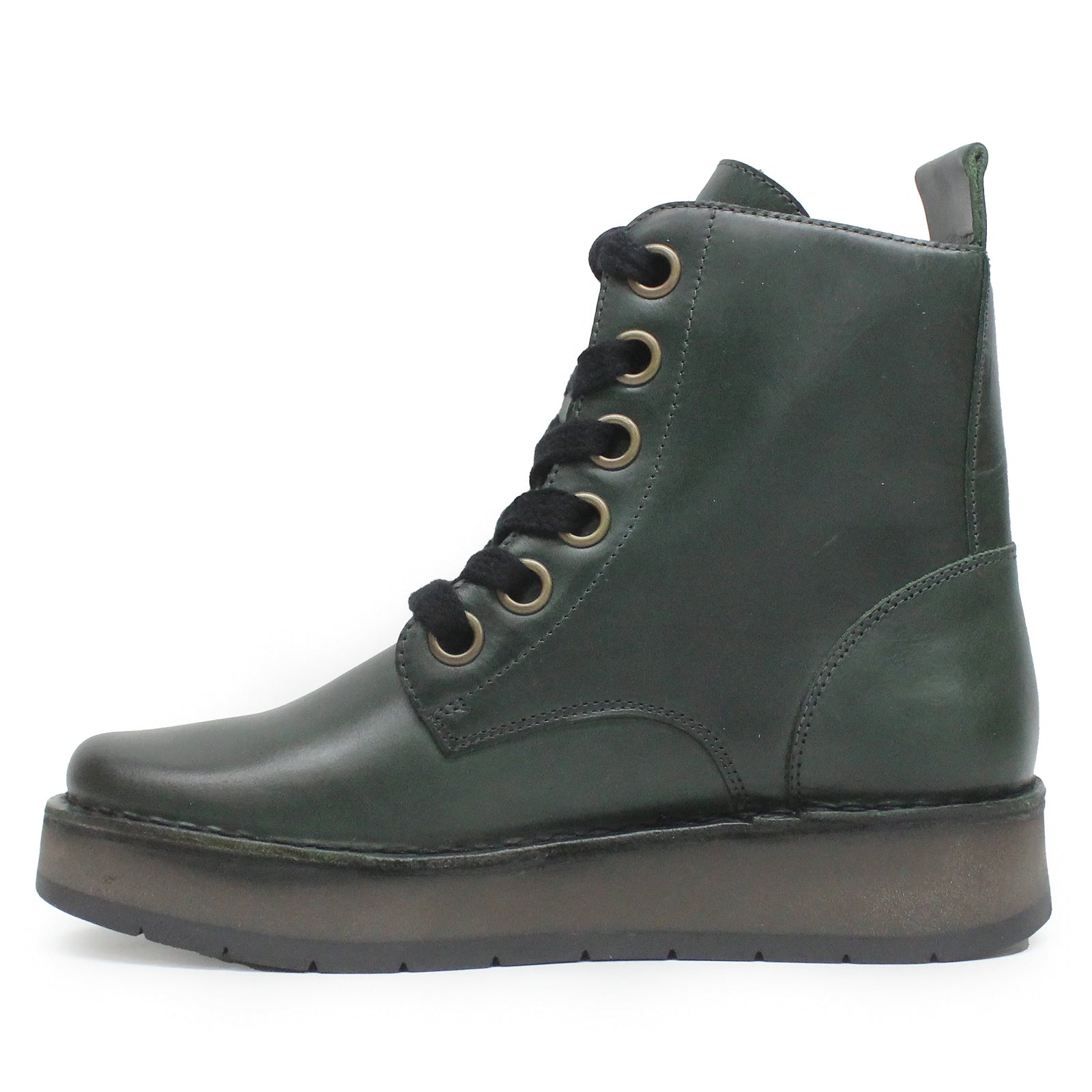 Fly London REIG201FLY Rug Leather Womens Boots#color_petrol