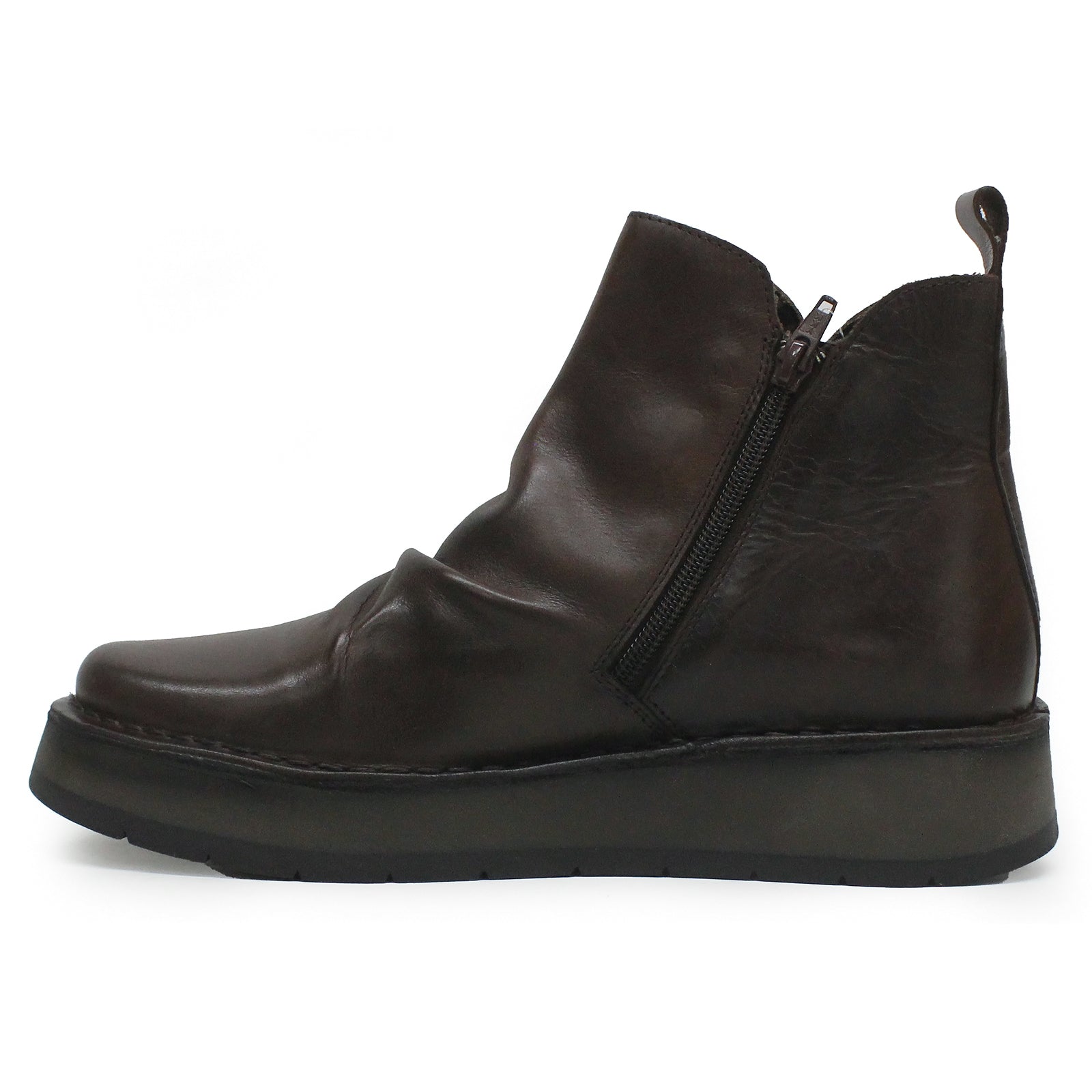 Fly London RUJI202FLY Rug Leather Womens Boots#color_dark brown