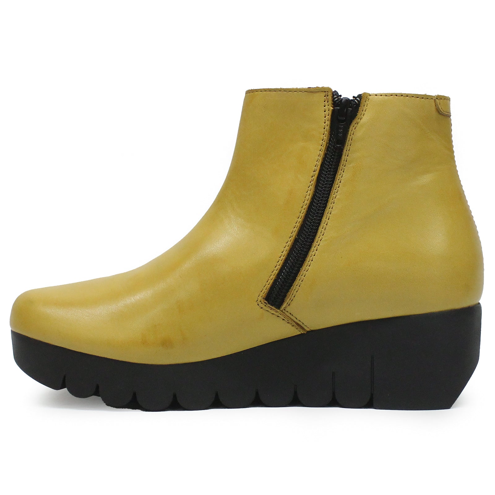 Fly London VANG364FLY Burn Leather Womens Boots#color_mustard