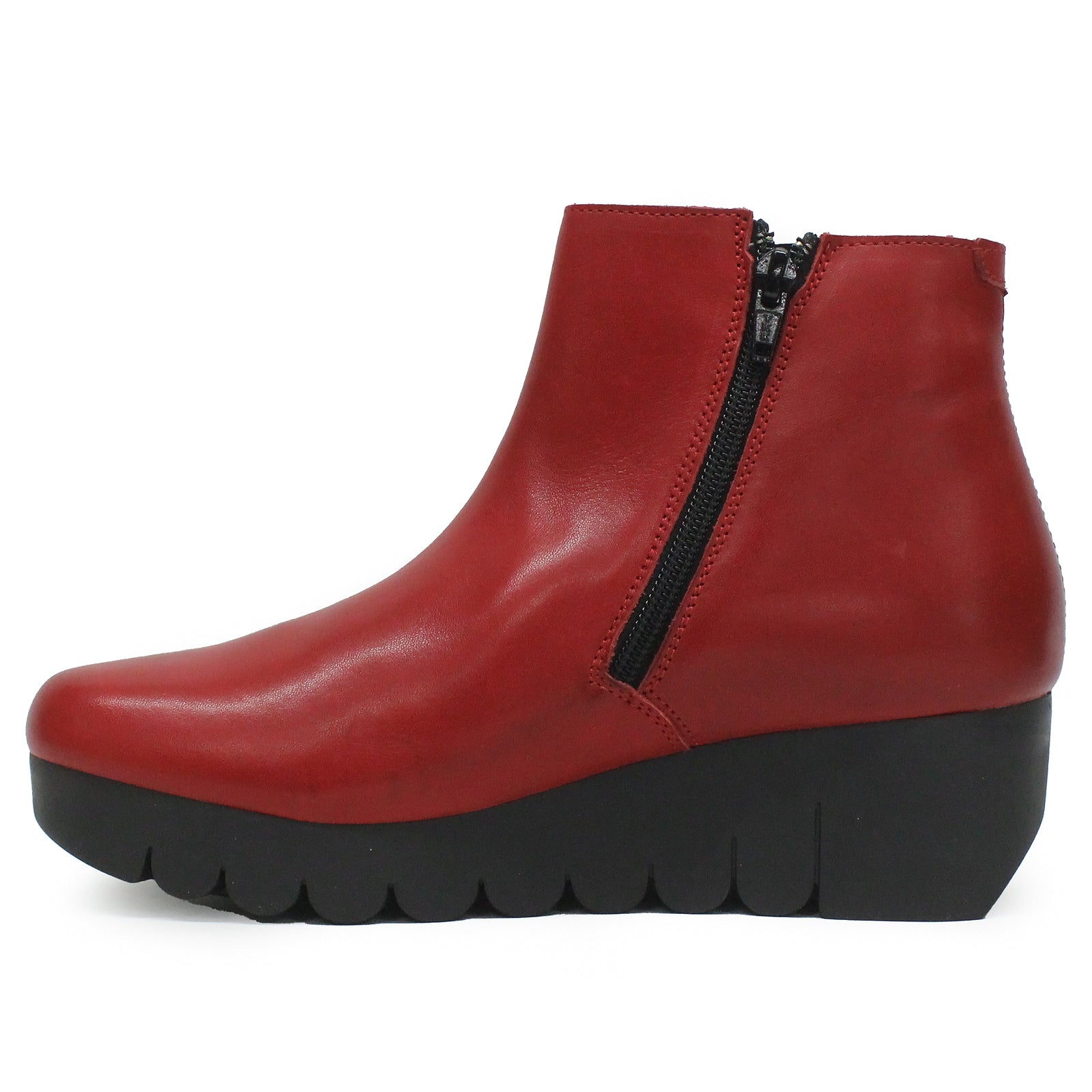 Fly London VANG364FLY Burn Leather Womens Boots#color_red