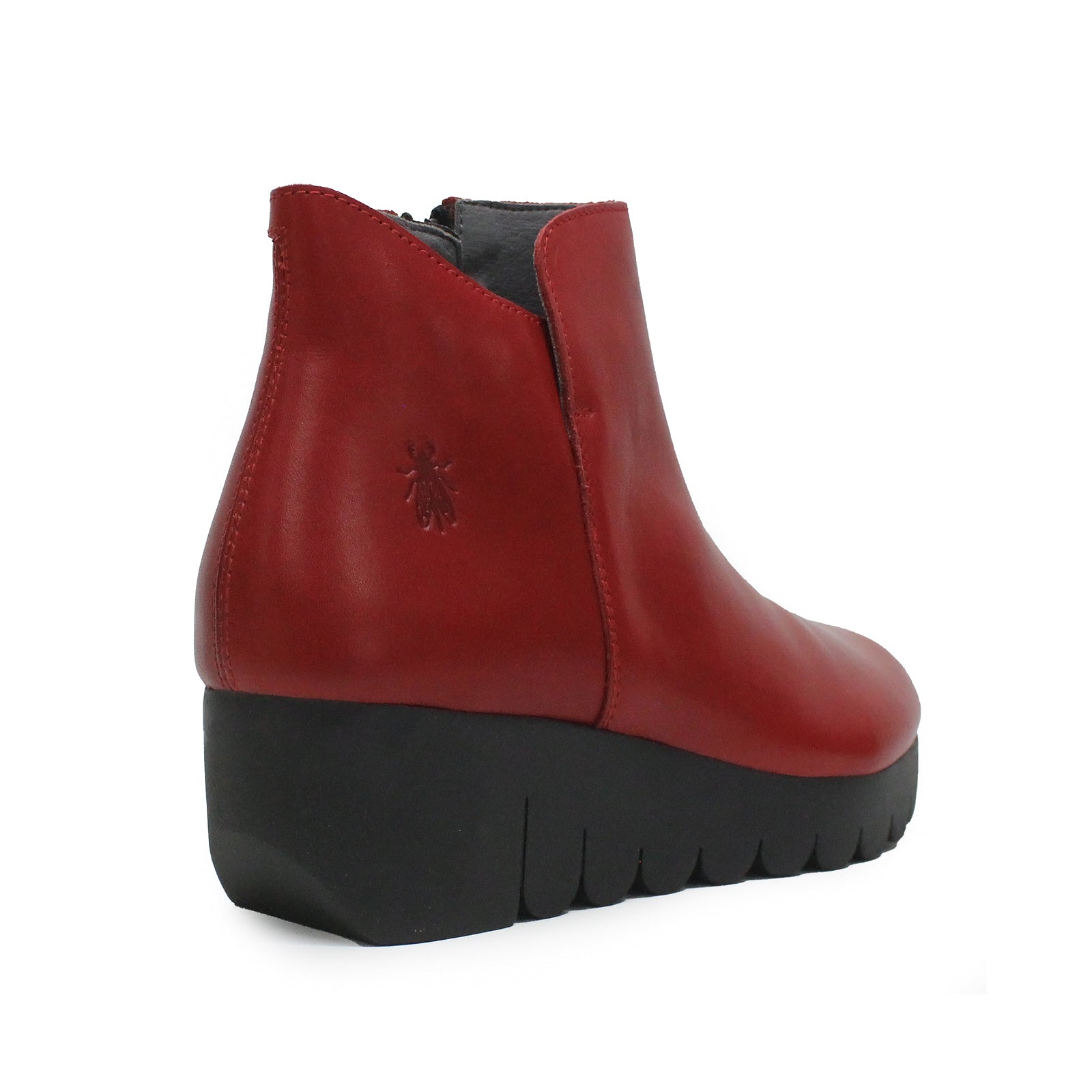 Fly London VANG364FLY Burn Leather Womens Boots#color_red