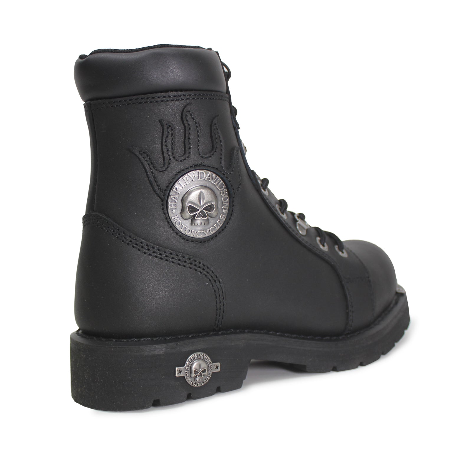 Harley Davidson Diversion Full grain leather Mens Boots#color_black