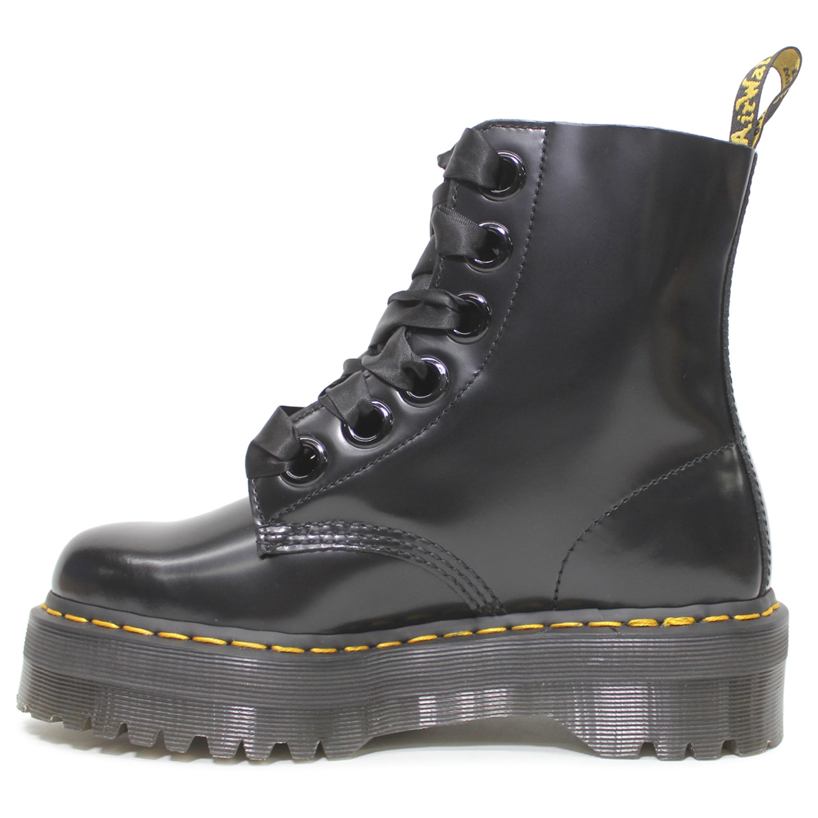 Dr. Martens Molly Buttero Leather Womens Boots#color_black