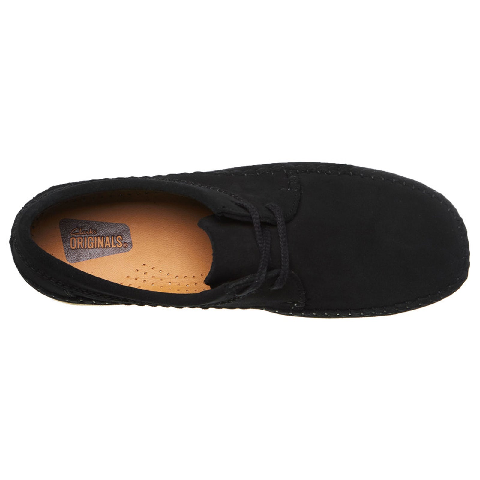 Clarks Originals Weaver Suede Mens Shoes#color_black