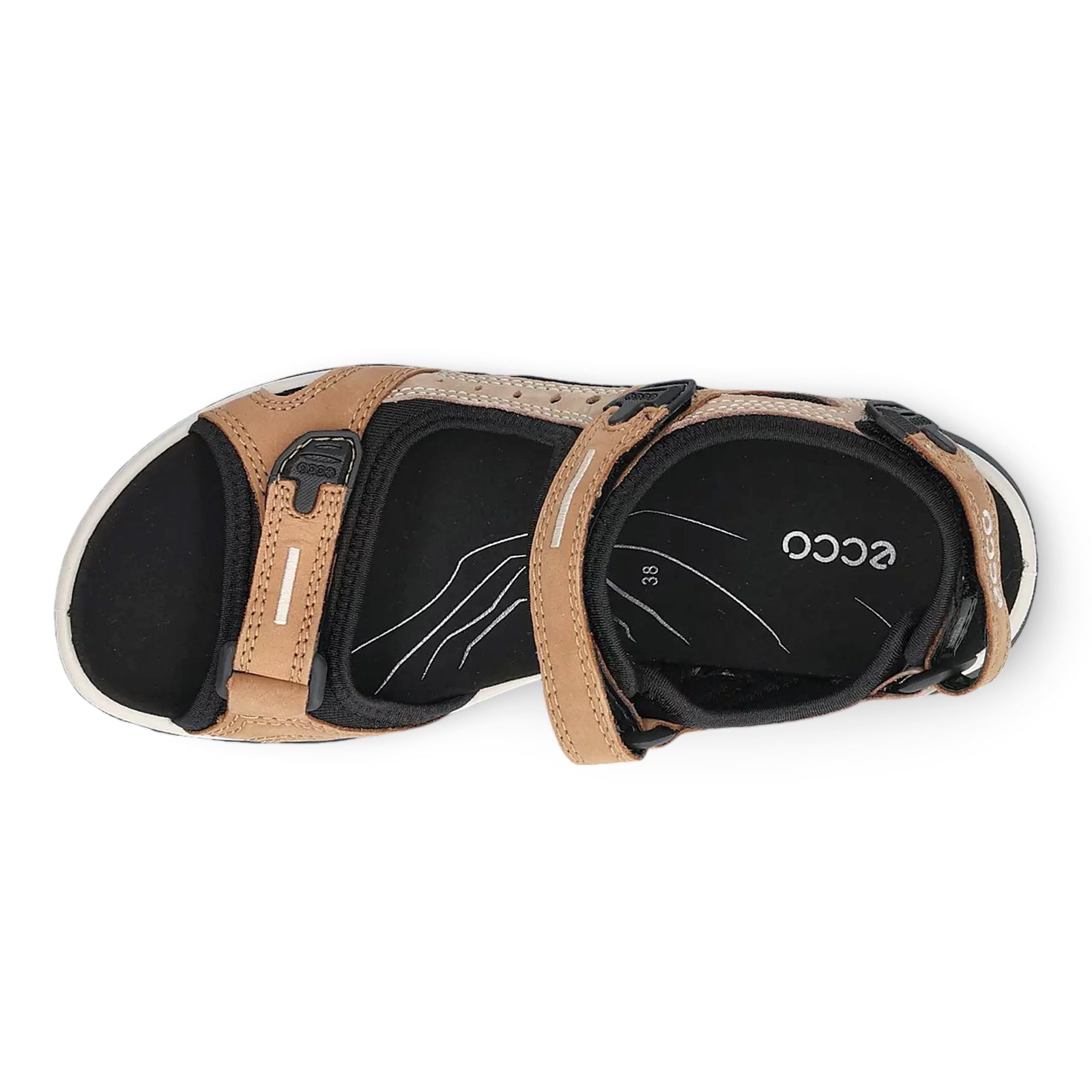 Ecco Offroad Nubuck Womens Sandals#color_cashmere nude