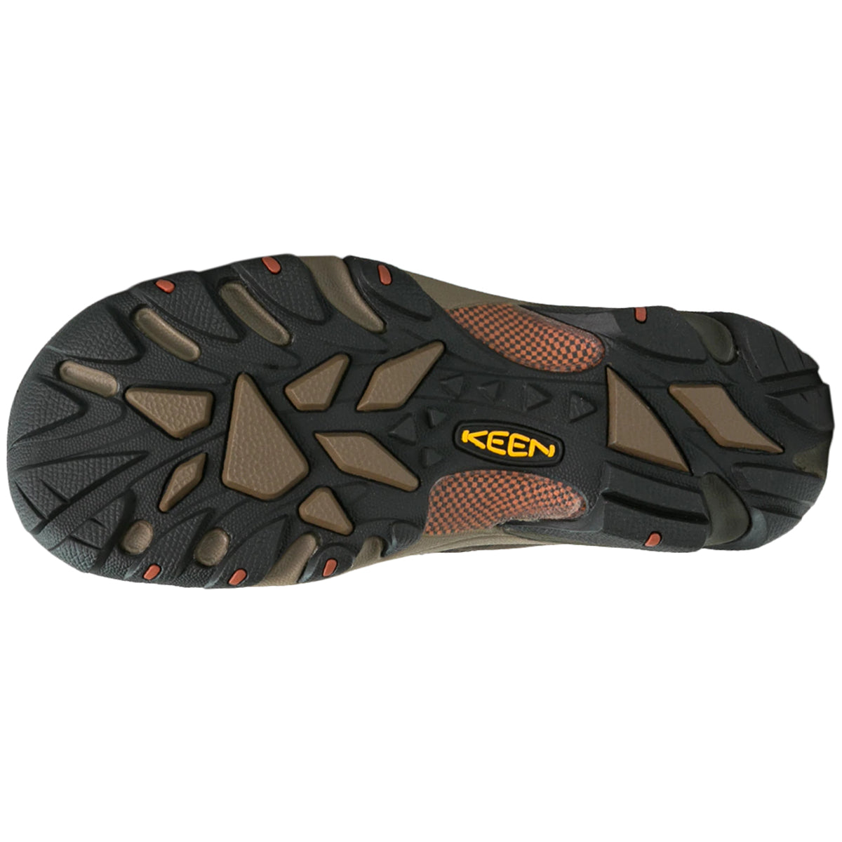 Keen Arroyo II Leather Textile Mens Shoes#color_black olive bombay brown