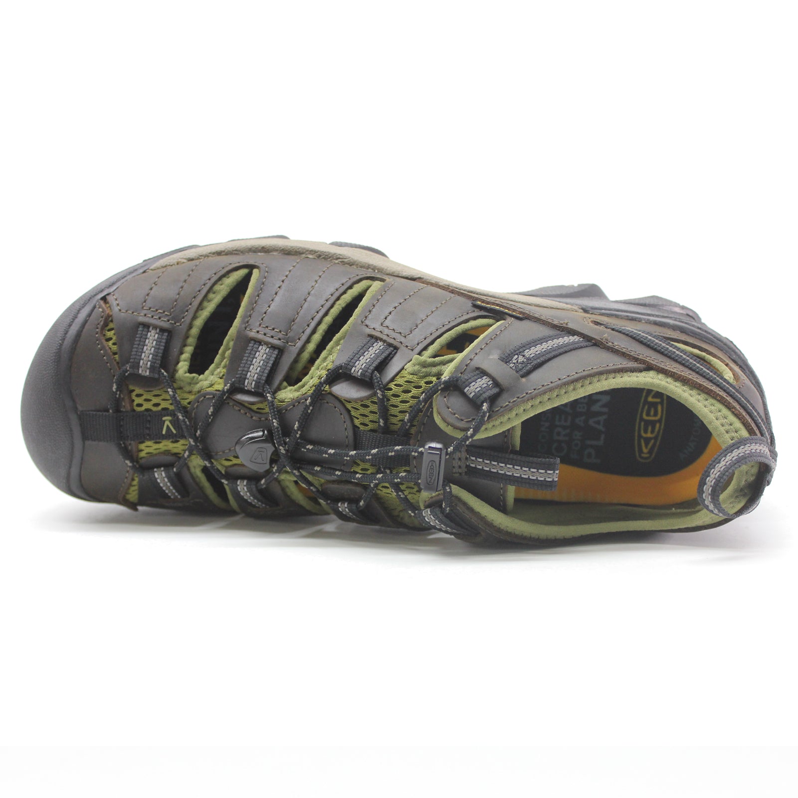 Keen Arroyo II Leather Textile Mens Shoes#color_canteen black
