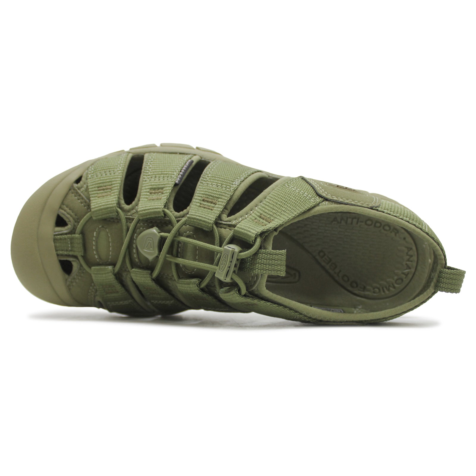 Keen Newport H2 Textile Mens Sandals#color_monochrome olive drab