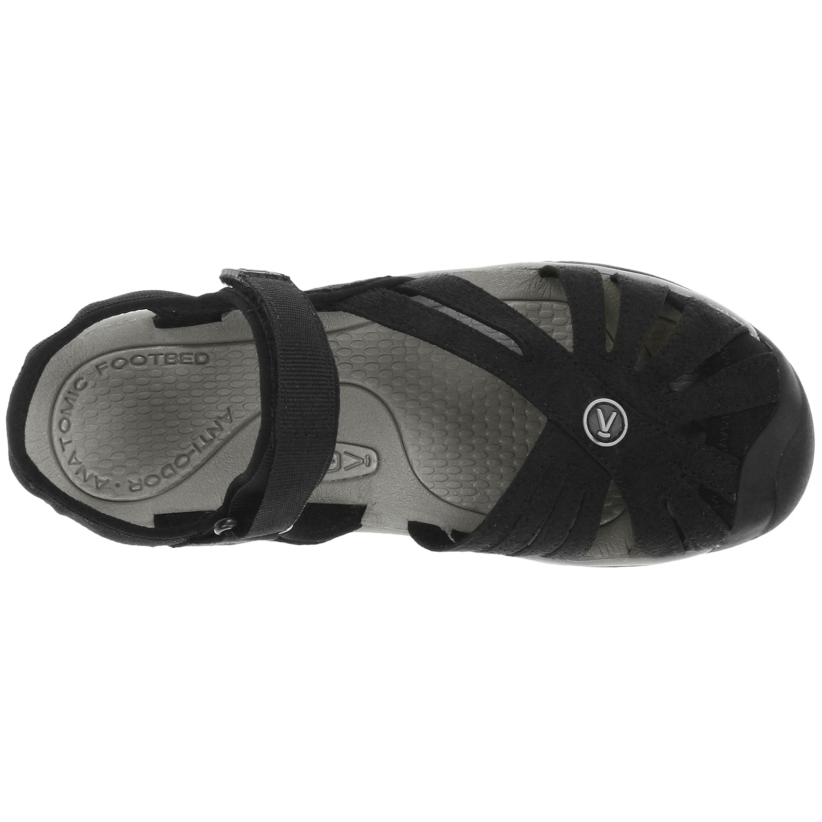 Keen Rose Textile Womens Sandals#color_black neutral grey