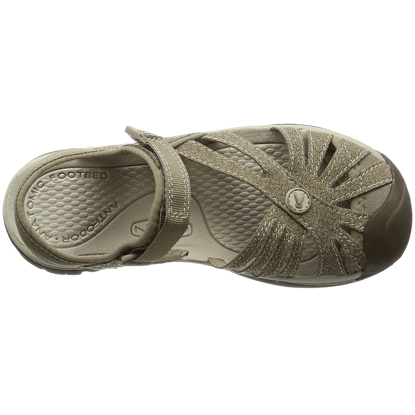 Keen Rose Textile Womens Sandals#color_brindle shitake