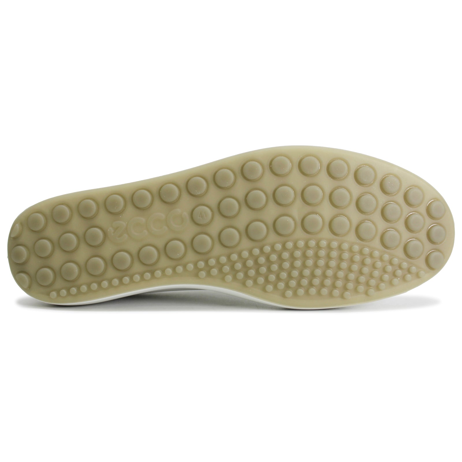 Ecco Soft 7 430003 Leather Womens Trainers#color_white