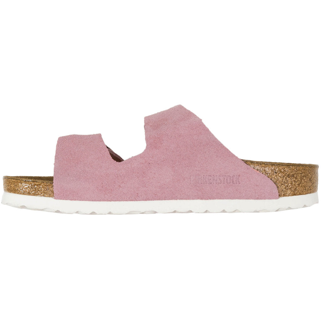 Birkenstock Arizona Soft Footbed Suede Unisex Sandals#color_rose