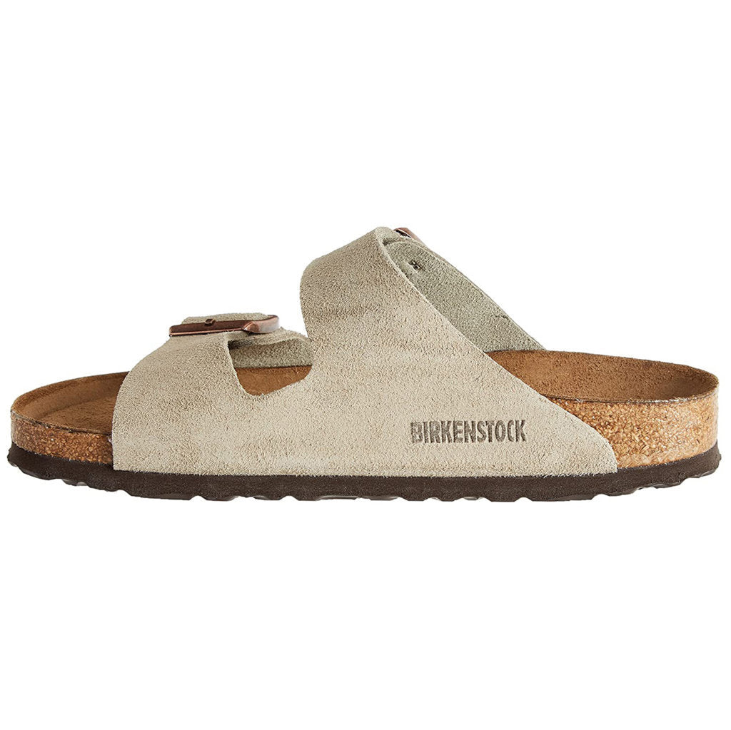 Birkenstock Arizona Soft Footbed Suede Unisex Sandals#color_taupe