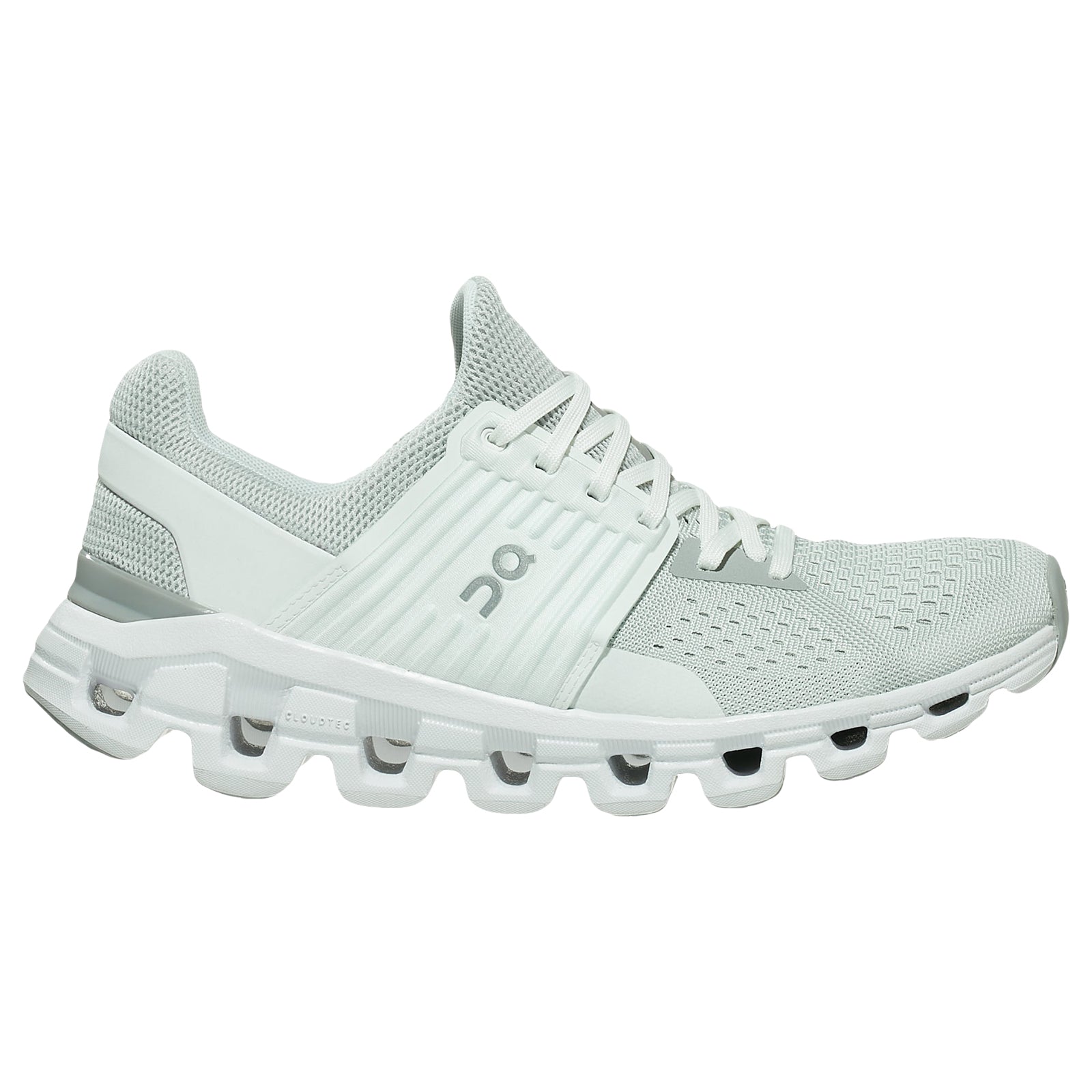 On Cloudswift Mesh Women's Running Shoes#color_glacier white