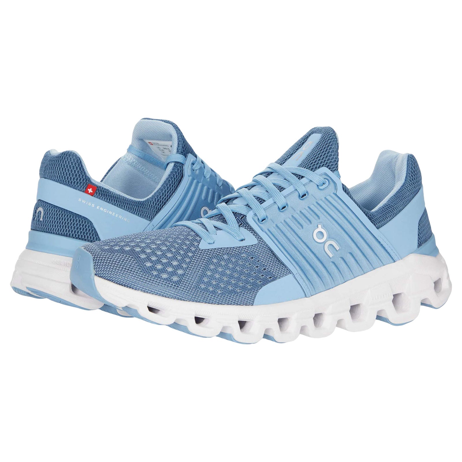 On Running Cloudswift Textile Synthetic Womens Trainers#color_lake sky