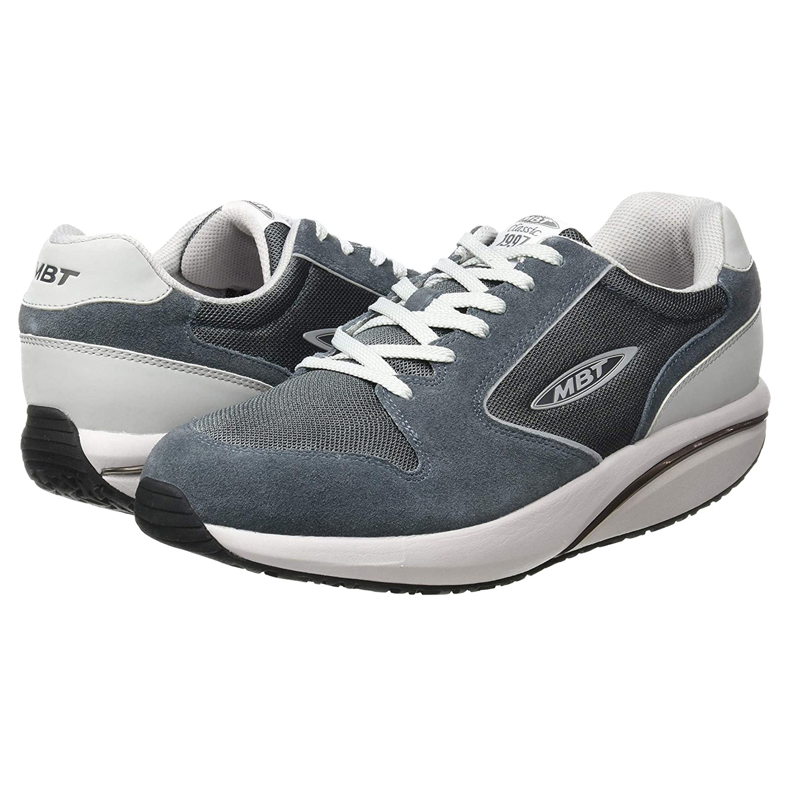 MBT MBT 1997 Classic Suede Mesh Womens Trainers#color_castlerock