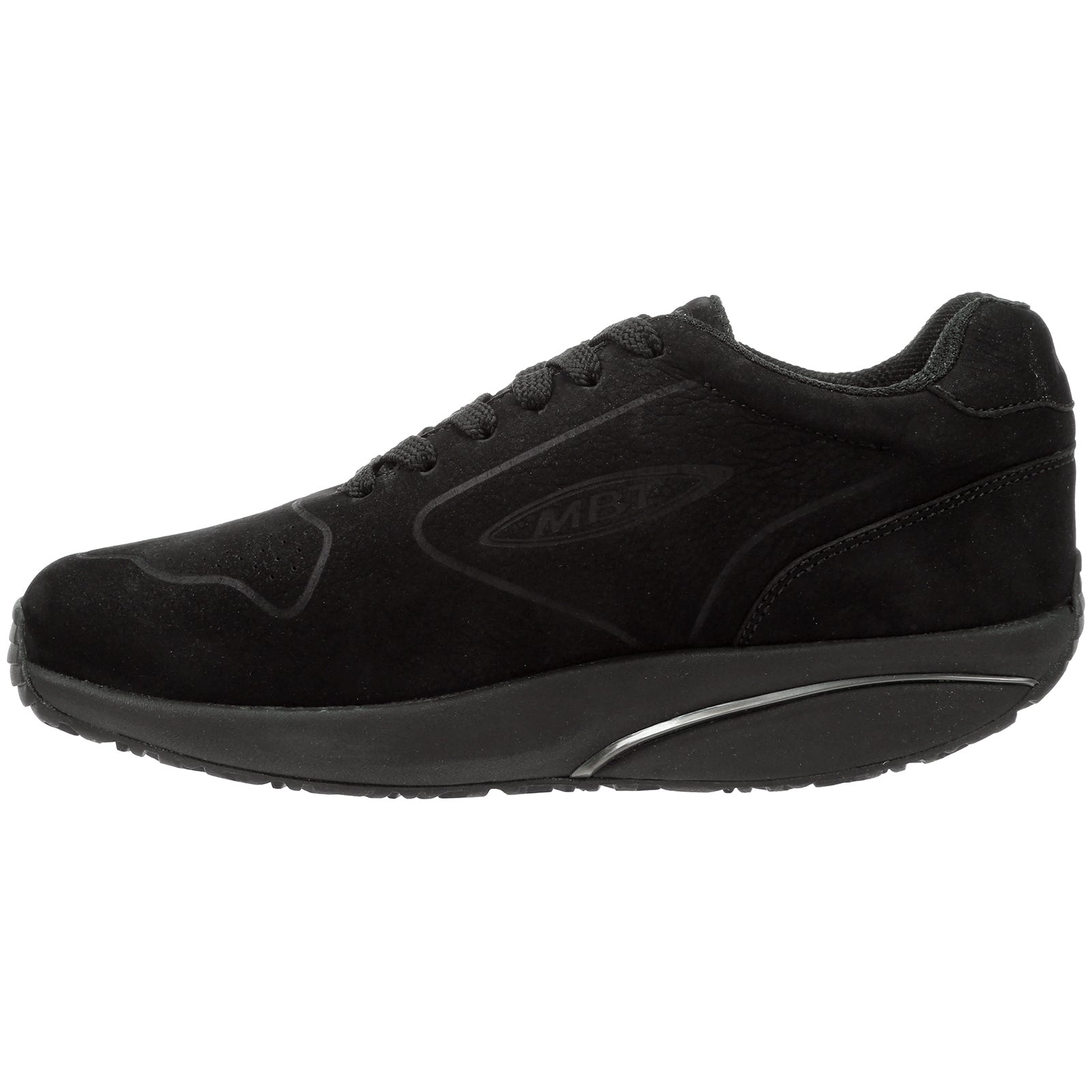 MBT 1997 Nubuck Mens Trainers#color_black