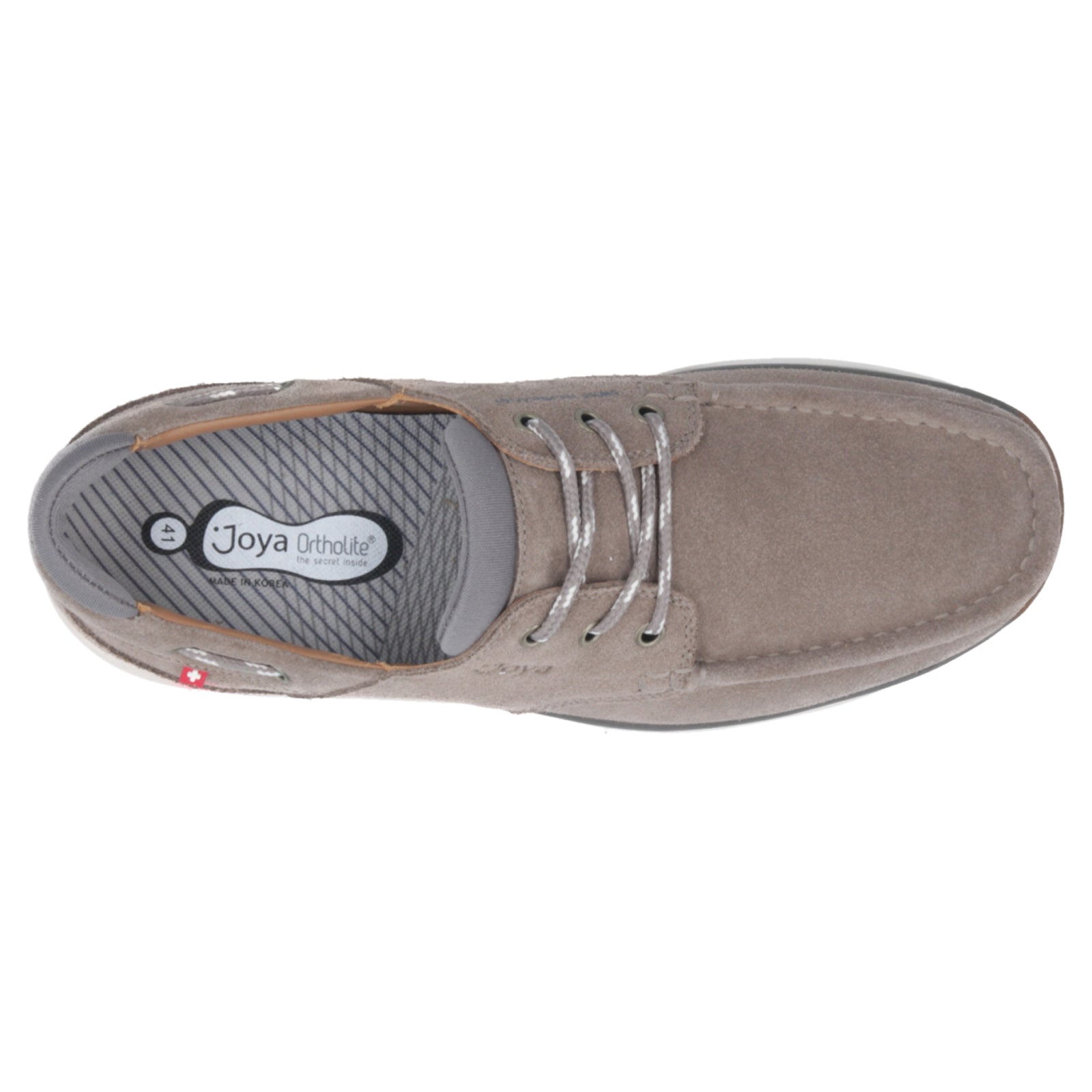 Joya Havanna Leather Textile Mens Shoes#color_light brown