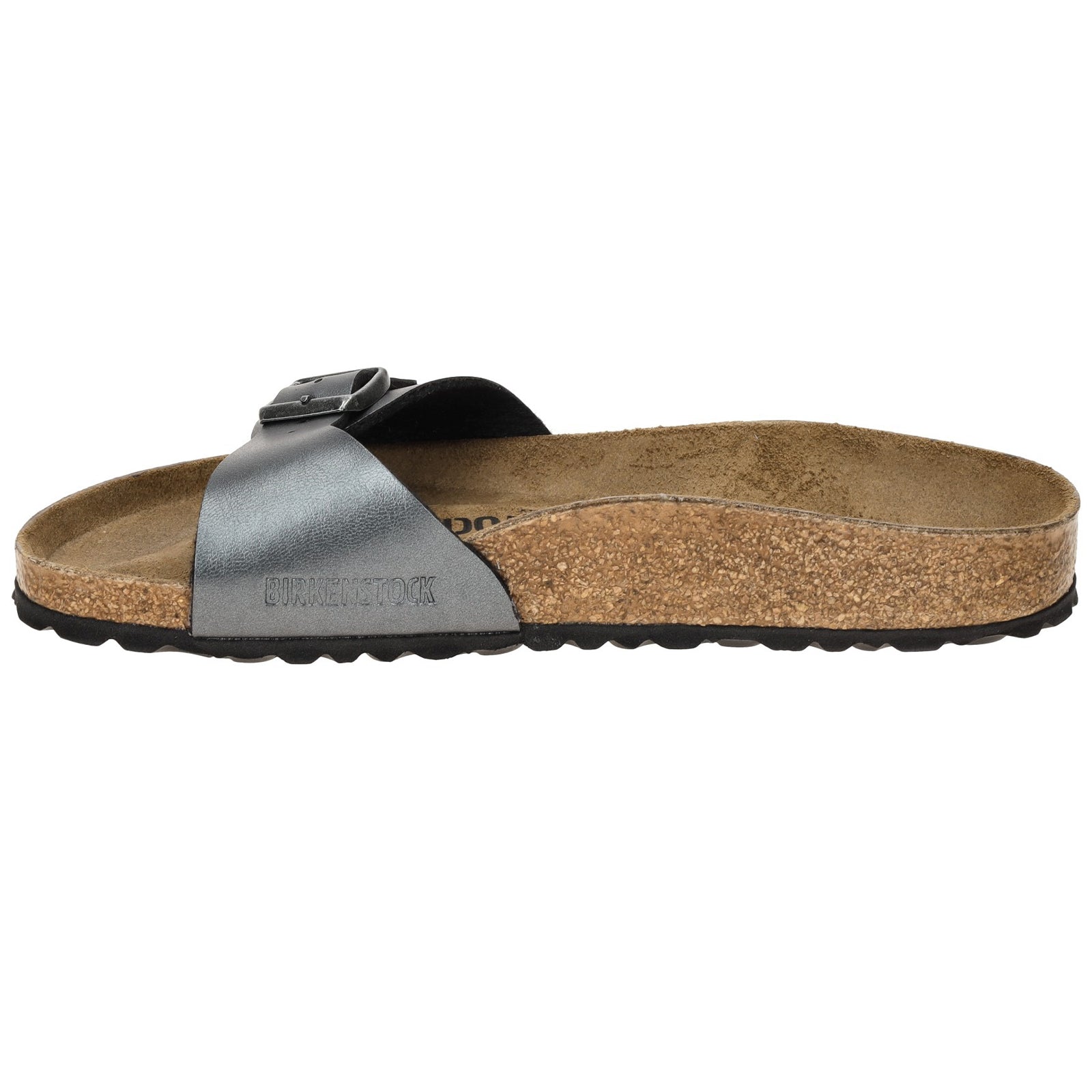Birkenstock Madrid BS Birko-Flor Unisex Sandals#color_metallic black